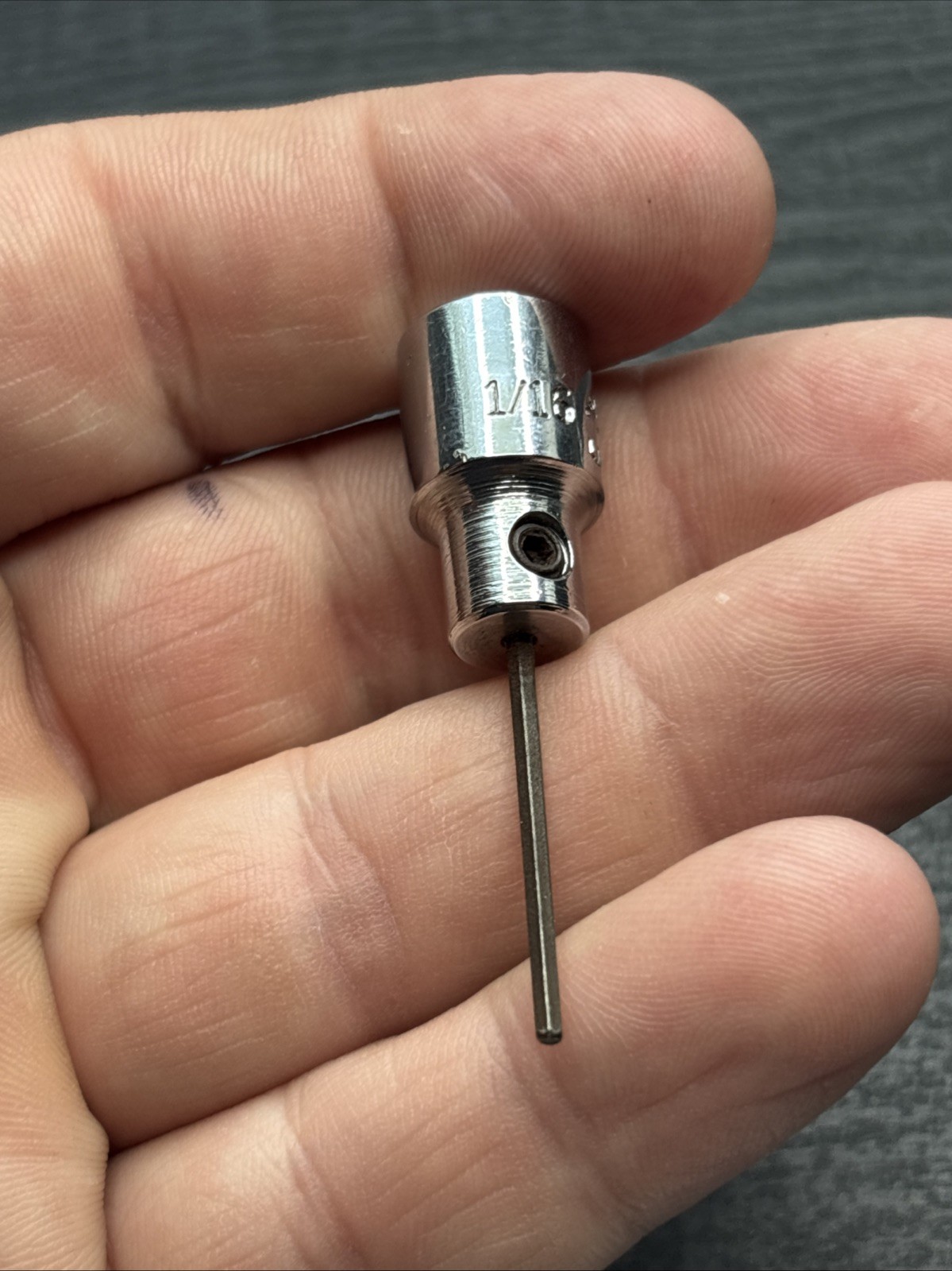 USED, MAC TOOLS » 1/16IN. » 1/4 IN. DR. HEX SOCKET, PART #MH2 , USA