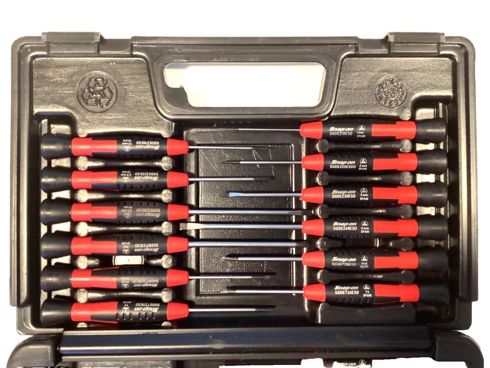 NEW Snap-on™ SGDEX24RK 24pc Electronic Miniature Master Screwdriver Set in Case