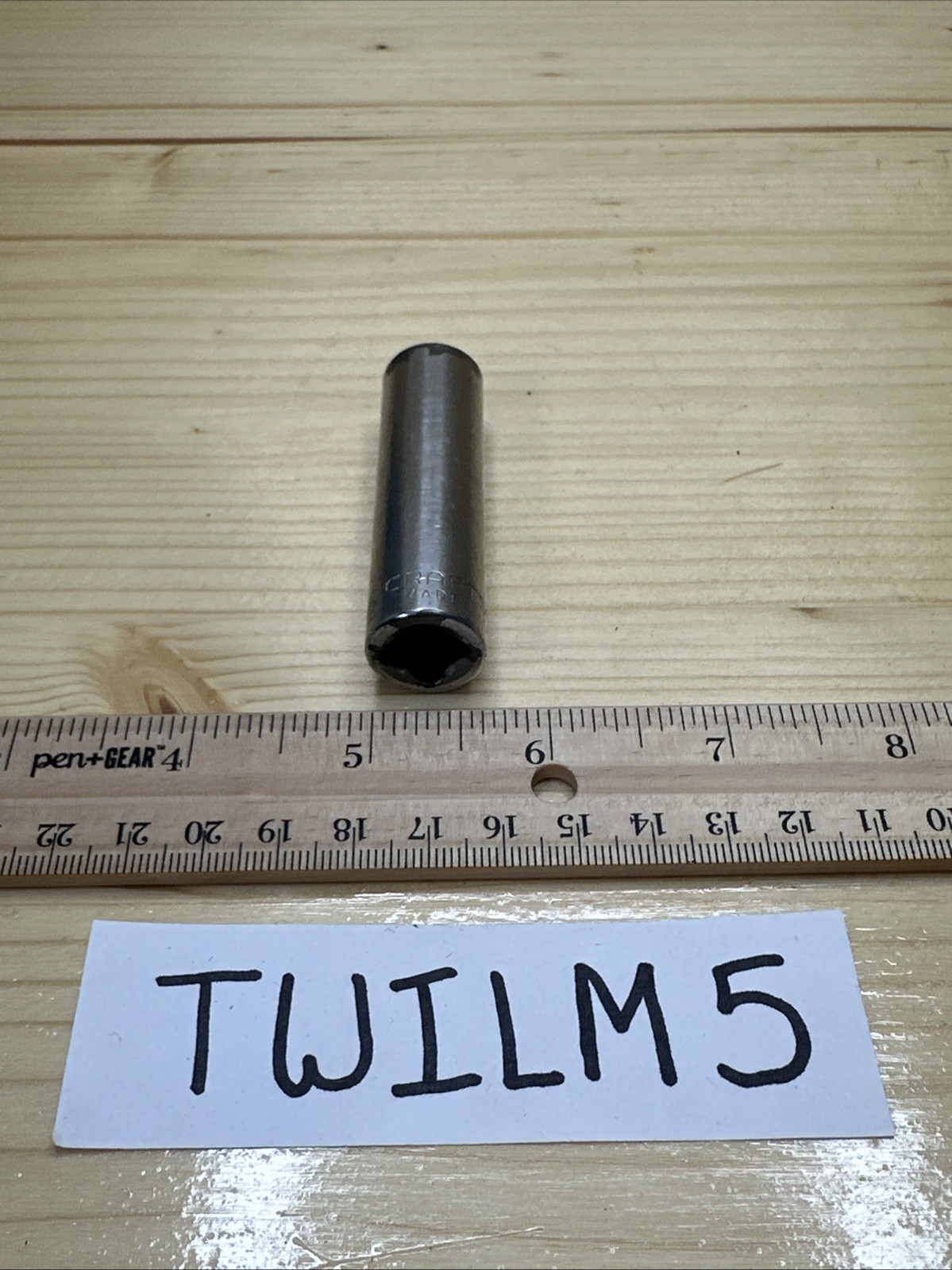 CRAFTSMAN VV-43312 1/2″ Deep 3/8″ Drive 12pt Socket USA