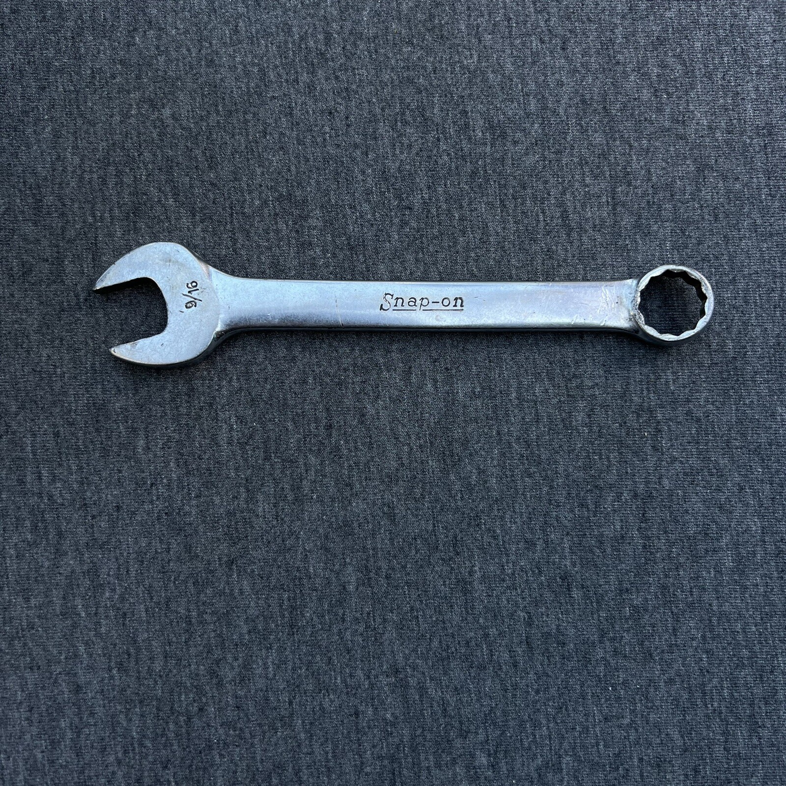 Snap-On Tools 9/16″ OEX180 12pt. Short Handle Combination Wrench USA
