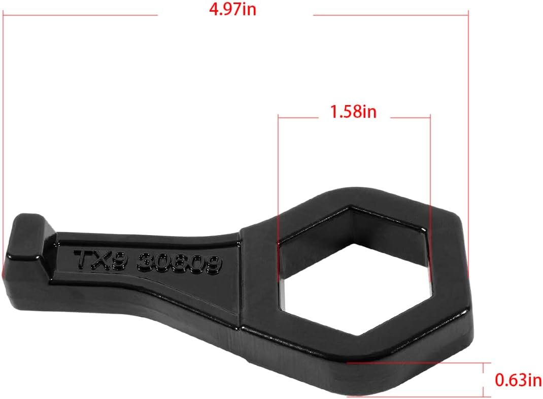 30609 TX9 Cap Nut Wrench Outer Nut Wrench Porkchop Style for 1-1/2″(or 38mm) Nut