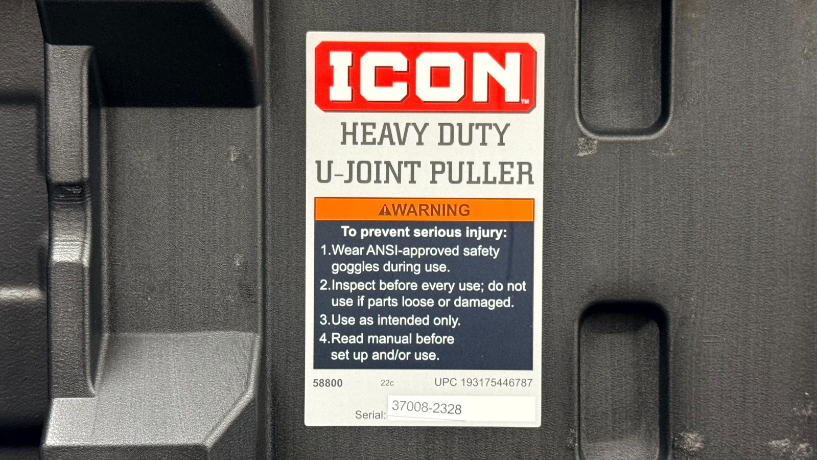 Icon Heavy Duty U-Joint Puller Commercial Vehicles Ml1-1 58800 NEW Free Shipping
