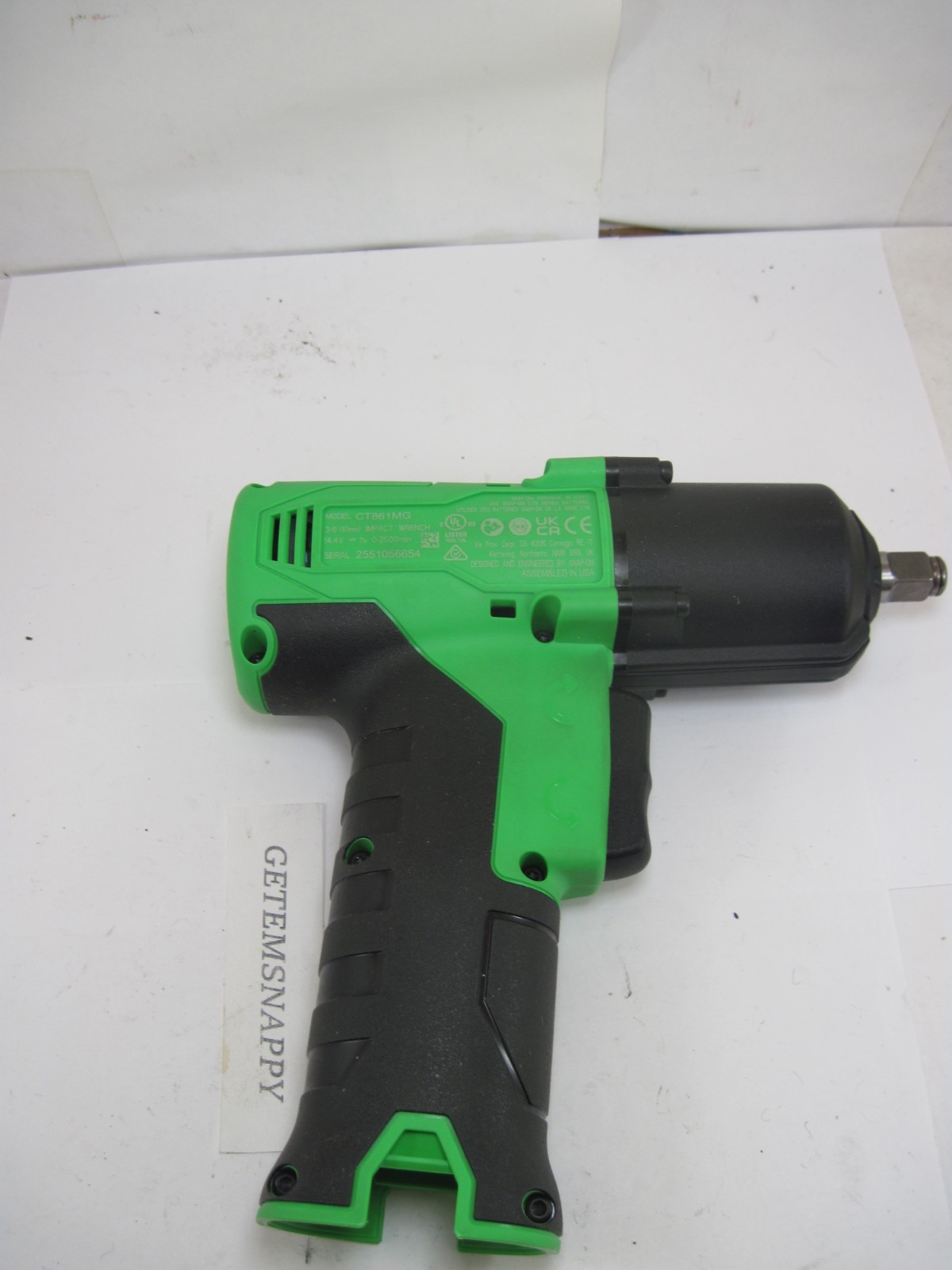 Snap On 3/8″ Drive Impact Driver 14.4 Brushless Green CT861MG MINT