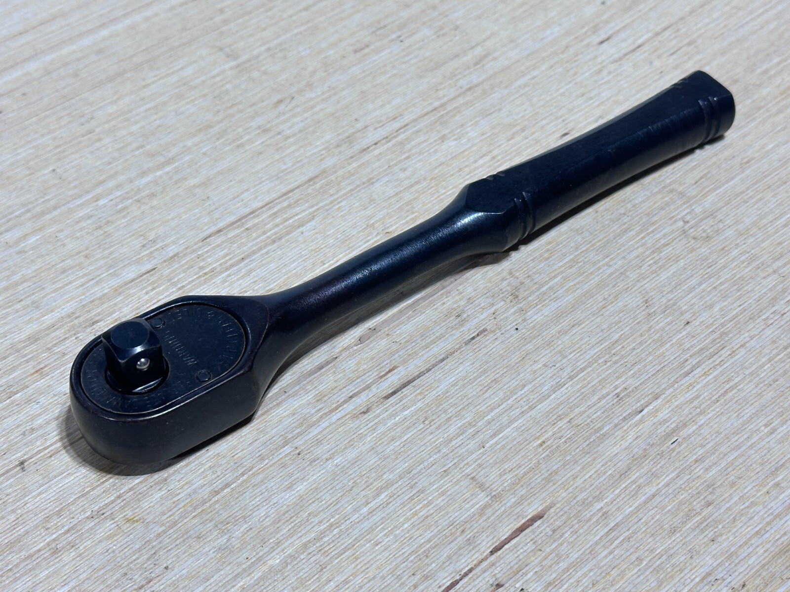 NOS Armstrong Tools USA 19-972 RARE Black Industrial Finish 3/8″ Drive Ratchet