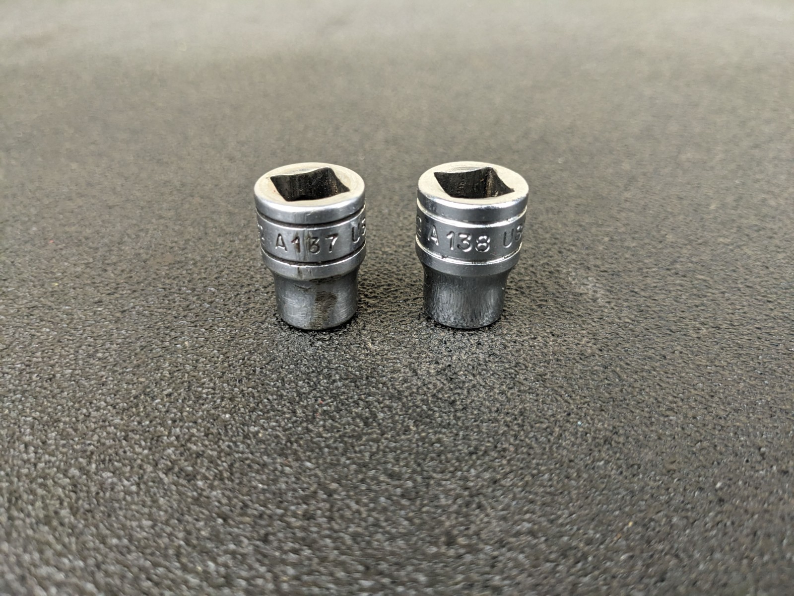 #bp334 Snap-on Underline USA Shock Absorber Sockets A137, A138