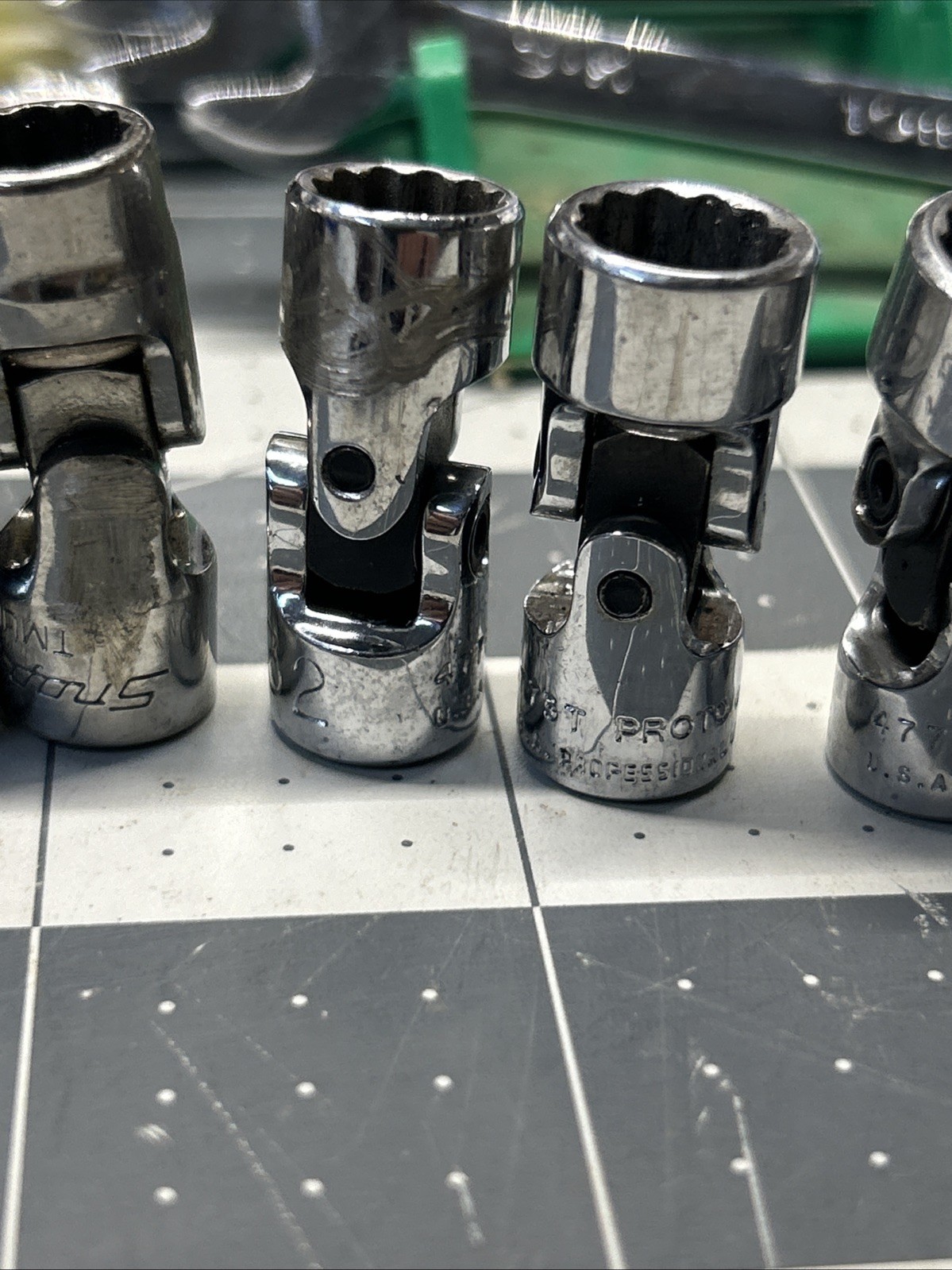 Proto 9piece 1/4” Drive SAE Swivel Sockets