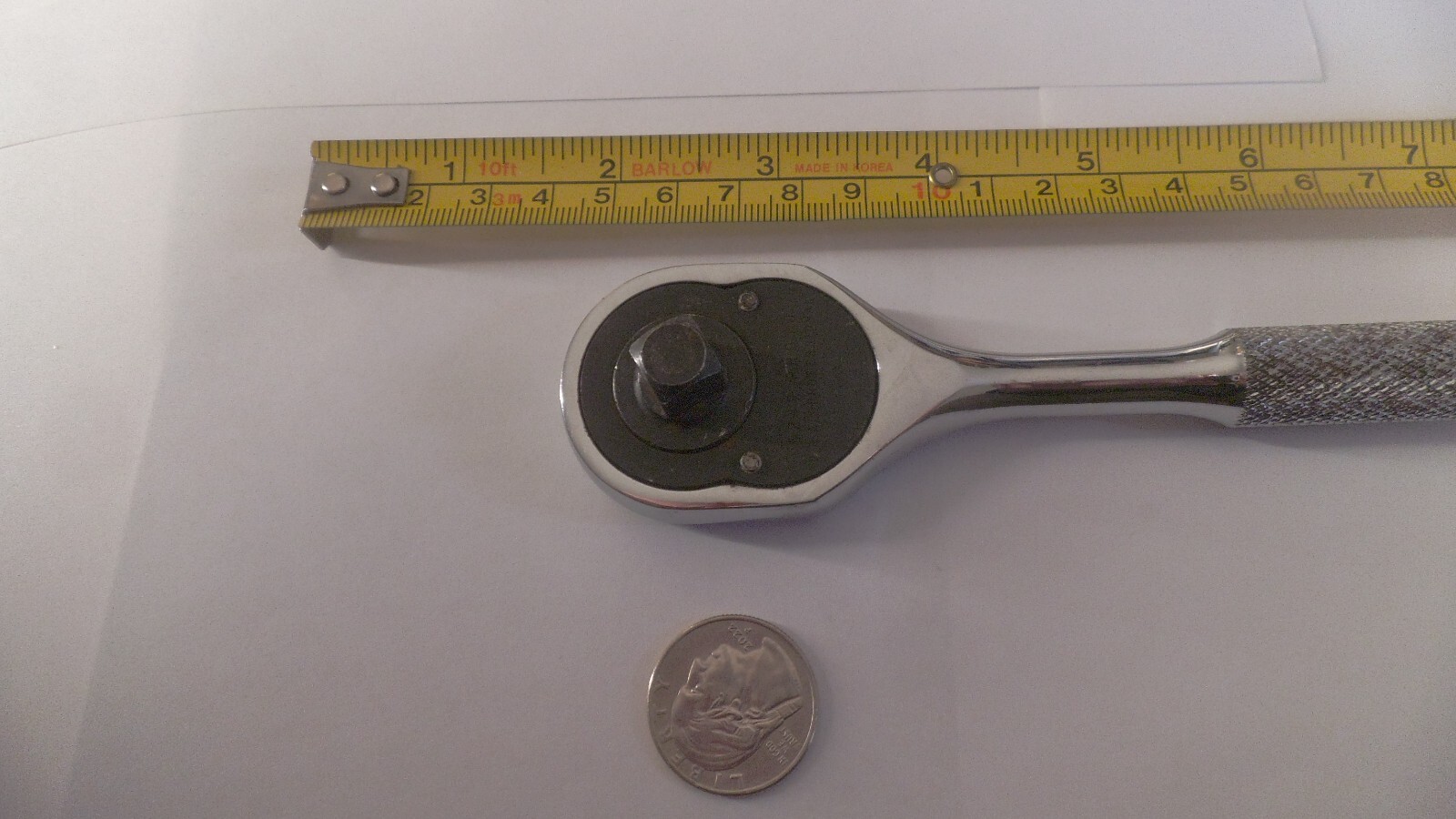 Vintage Proto 3/8 drive ratchet USA made 5249 knurled handle