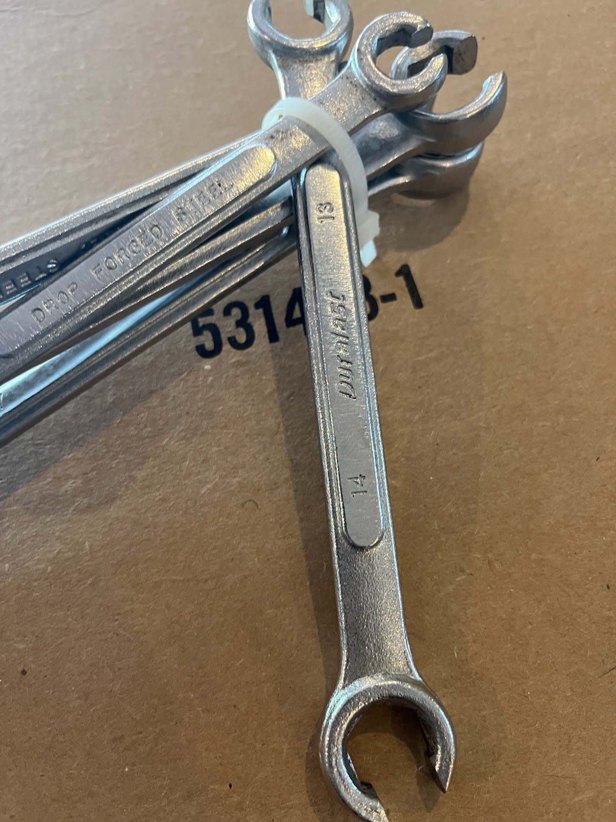 Craftsman Duralast 5 Piece Flare Nut Line Wrench Lot