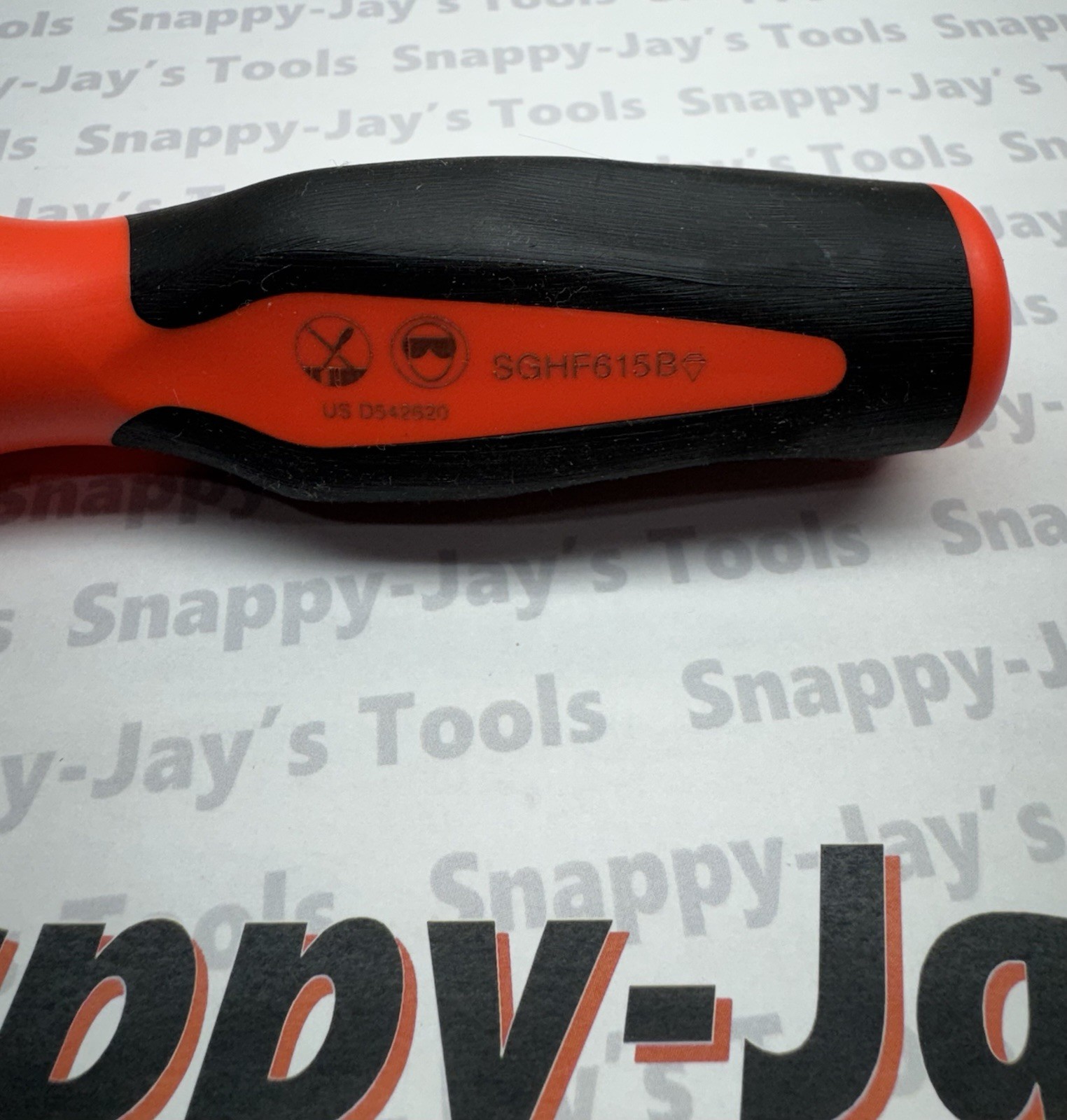 Snap-on Tools NEW ORANGE Soft Grip Flat 8” Length Blade Mill File SGHF615B 8MA
