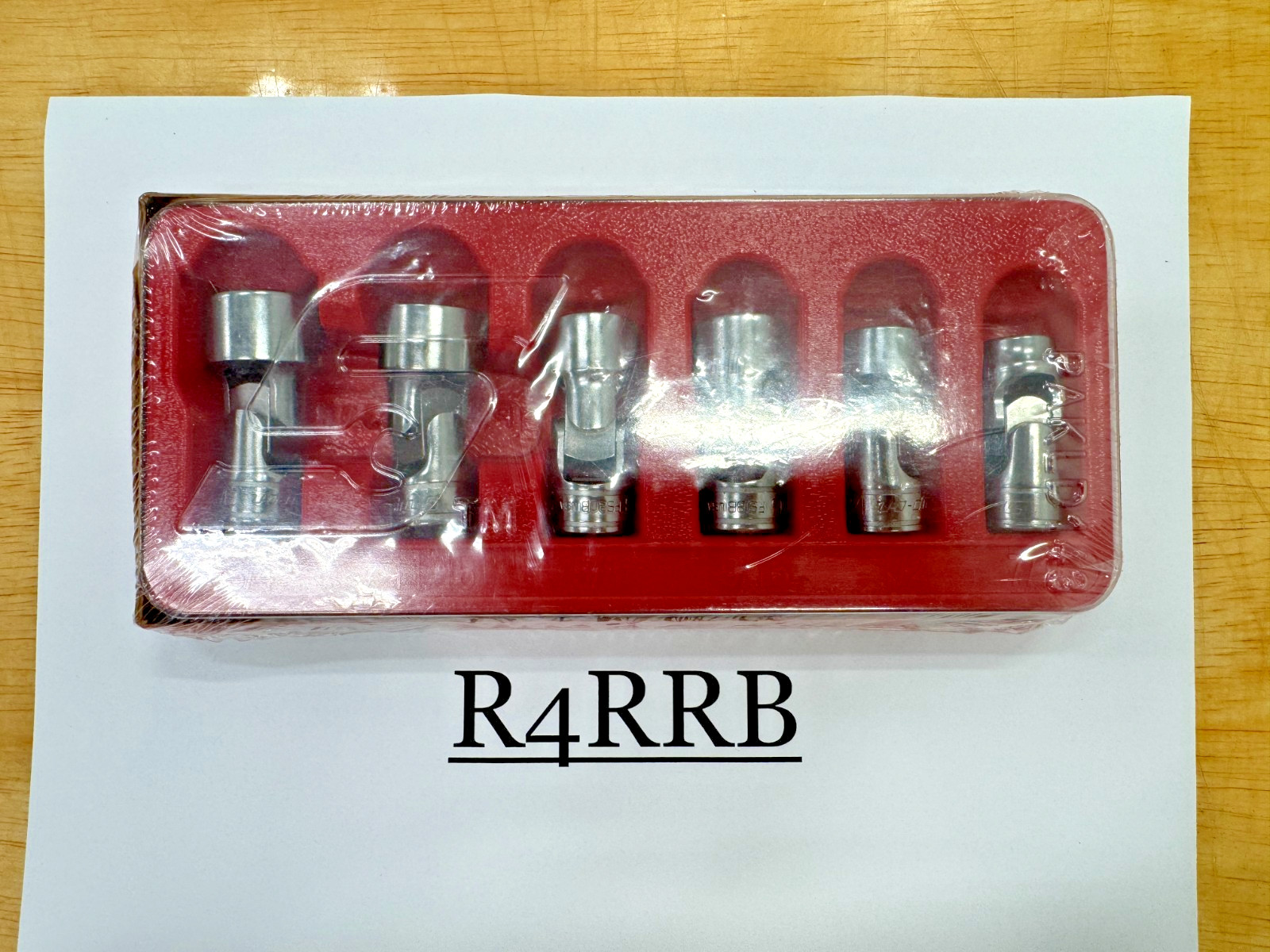 Snap-on Tools USA NEW 6 Piece 3/8″ Drive SAE 6 Point SWIVEL Socket Set 206AFSA
