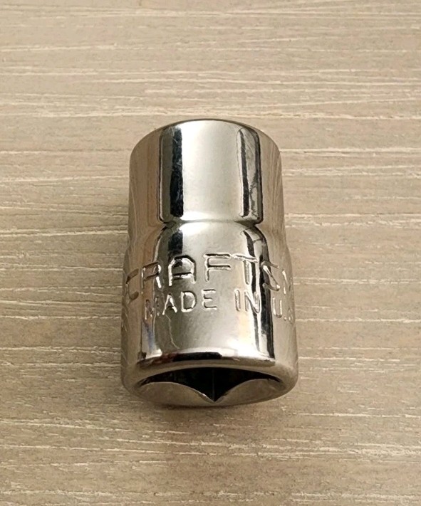 Craftsman USA 7/16″ Socket 12 Point 3/8 Drive EE 44332