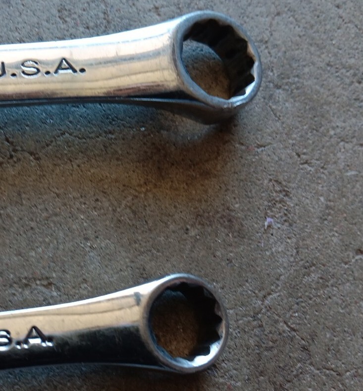 S-K Metric 12 Pt. Combination Wrenches 17mm & 14mm ~ 88317 & 88314