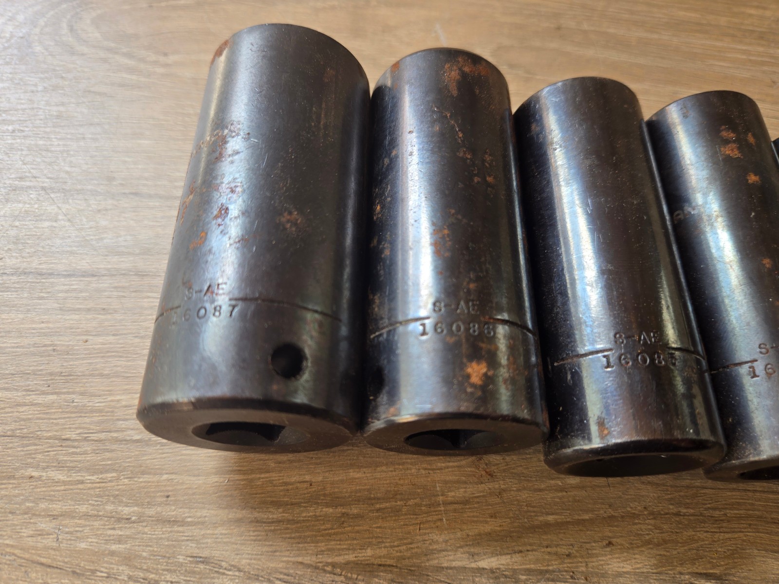 Craftsman 1/2″ Drive Metric Deep Impact Socket Lot 6-Pt (7 Pcs) 16mm – 27mm