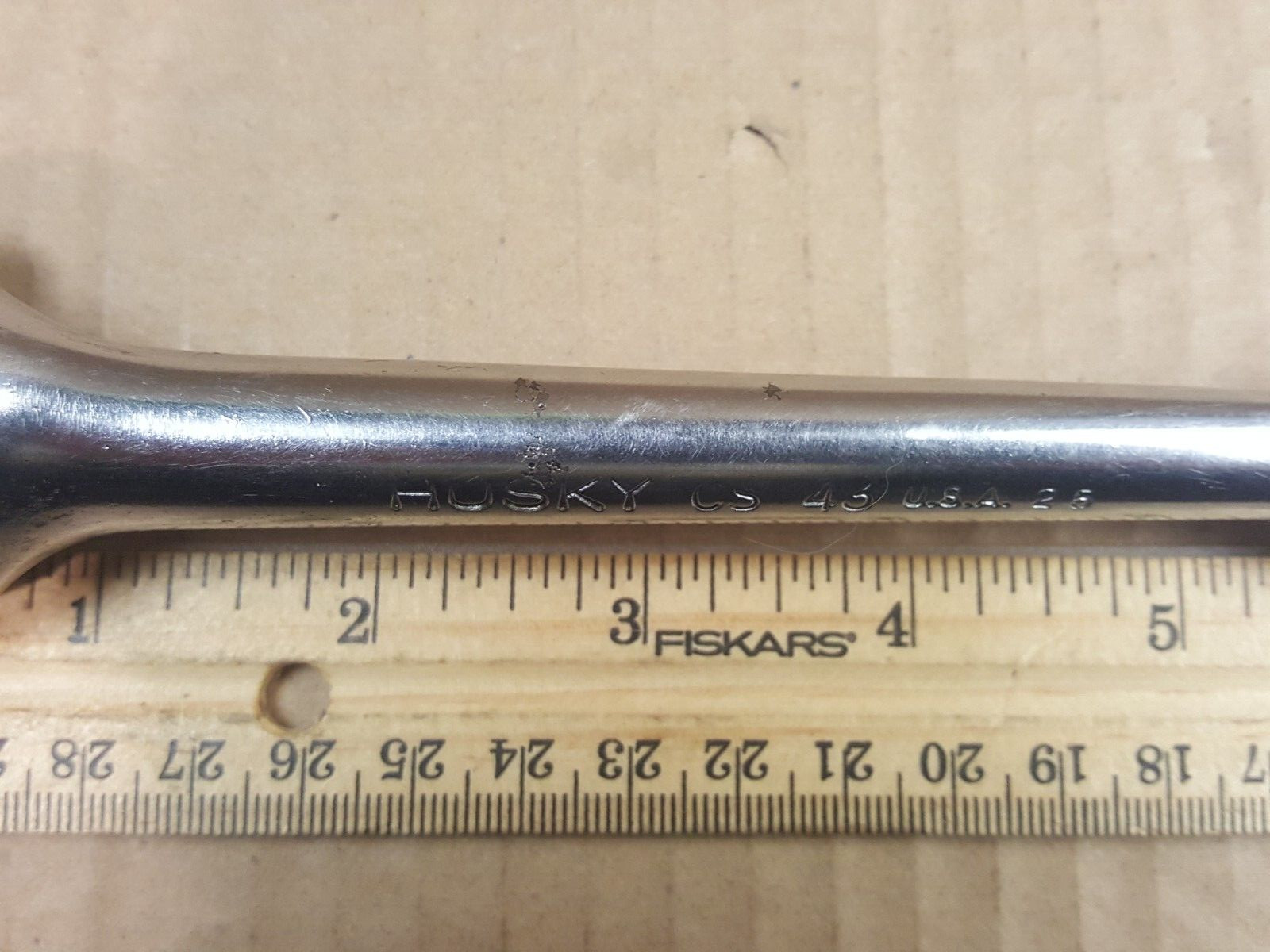 Husky CS 43 1/2 Inch Drive Ratchet 10 Inches Long Made In USA Pre-Owned