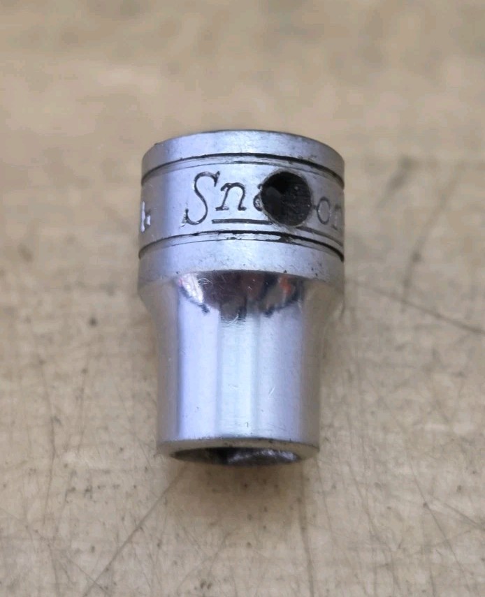 Vintage Snap On PP409 – 3/8″ Drive 9/32″ Internal Pipe Plug Socket Ships Free