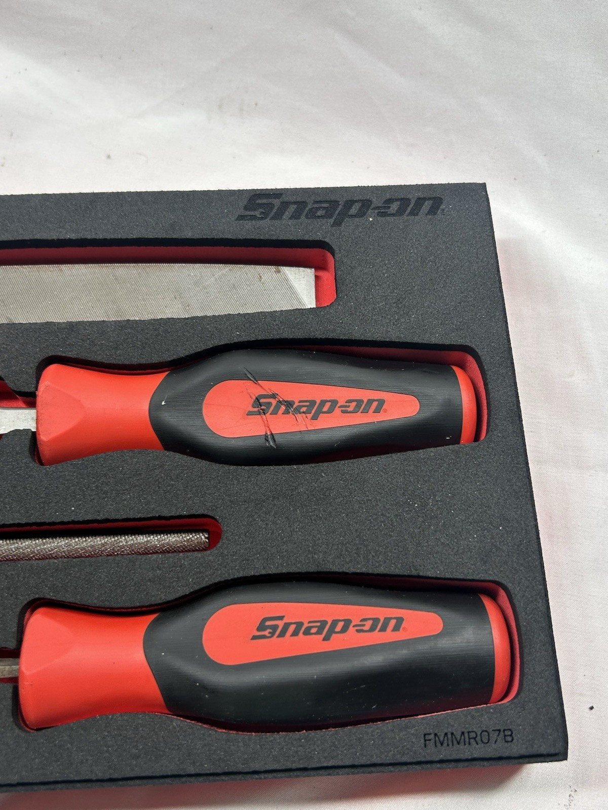 Snap-on™ SGHBF500AFR 4-piece Instinct Soft Grip Handle Mixed File Foam Set