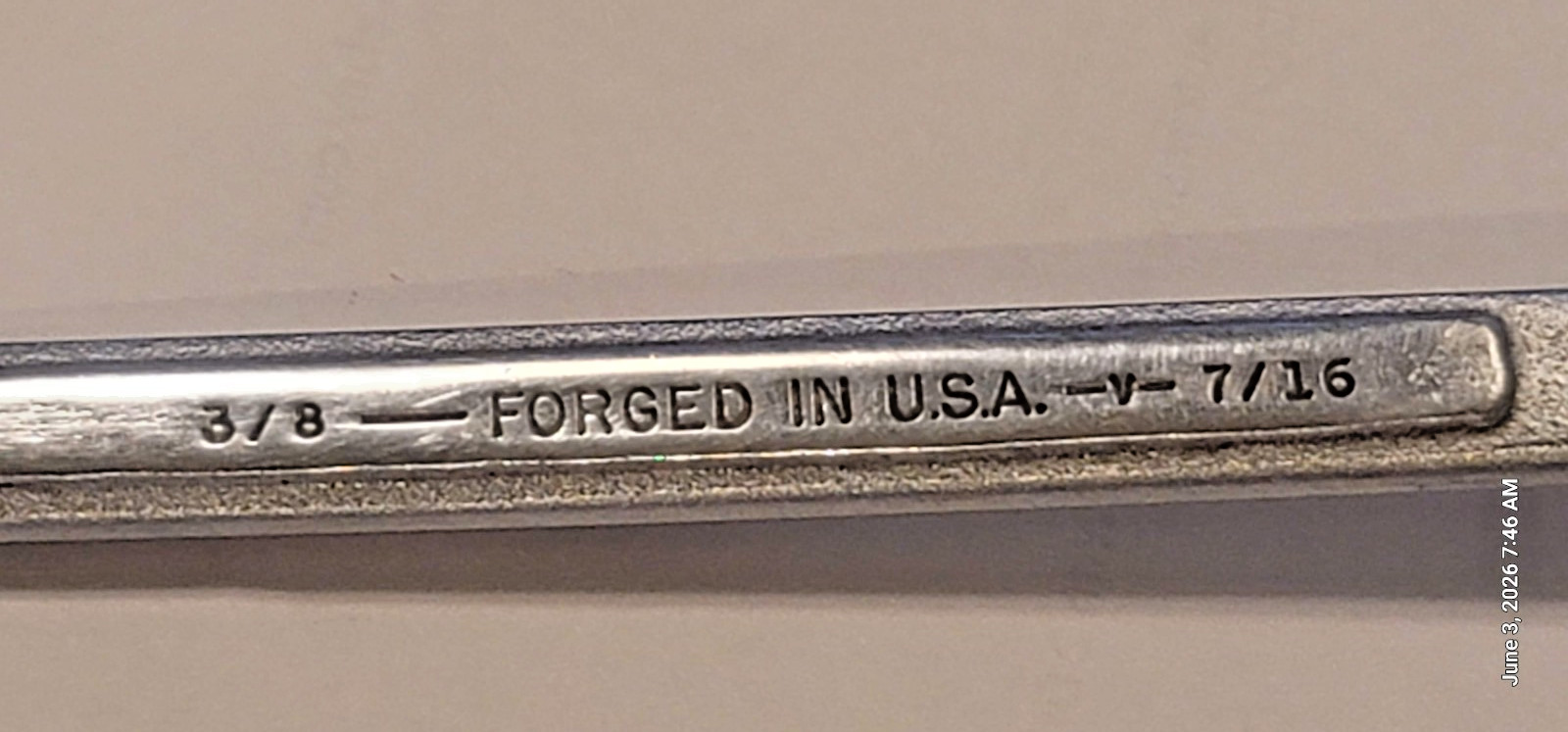 Craftsman Offset Double Box End Wrench 3/8″ x 7/16″ V Series USA