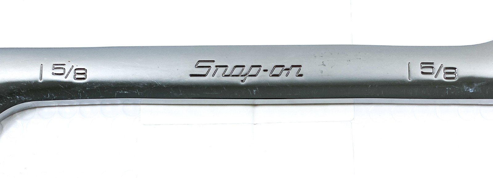 Snap-On Tools VS52B 1-5/8″ SAE 4 Way Open-End Angle Head Chrome Wrench USA Made