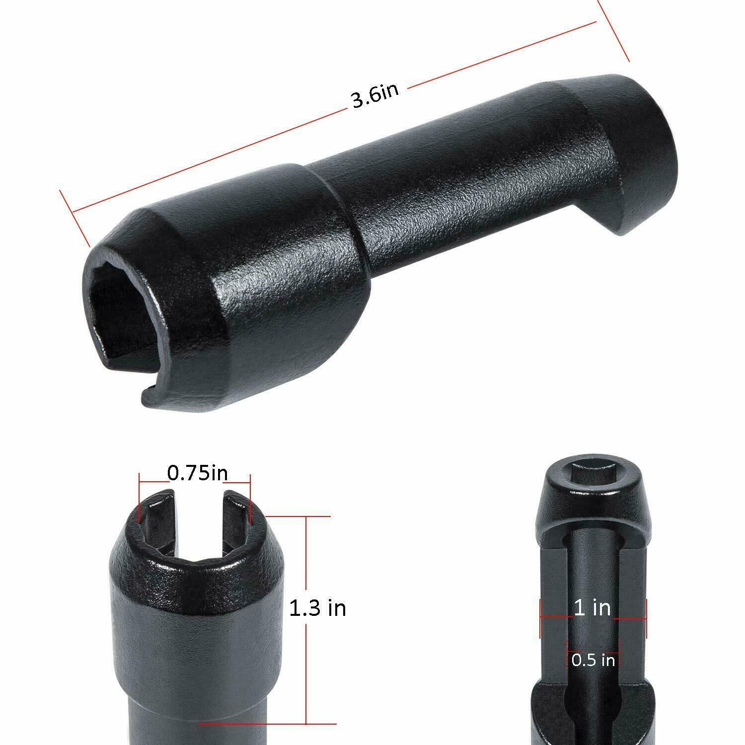 Fuel Injector Socket Set 17 mm 12 point Injector Line Removal Tool to Sl11400