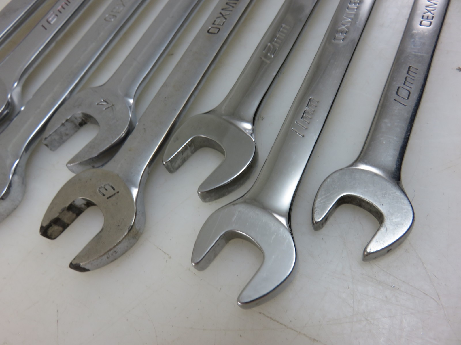 Snap-On METRIC OEXM Series Combination Wrench 8pc Set 10mm-17mm