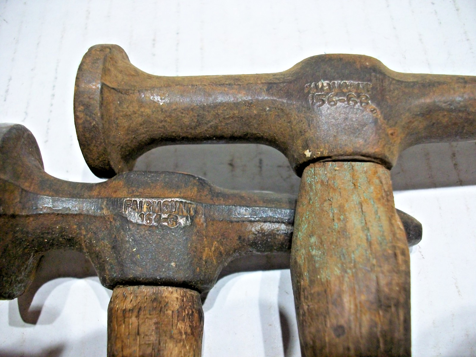 Lot of 4 Vintage Auto Body Hammers – (2) Fairmont, (2) unmarked