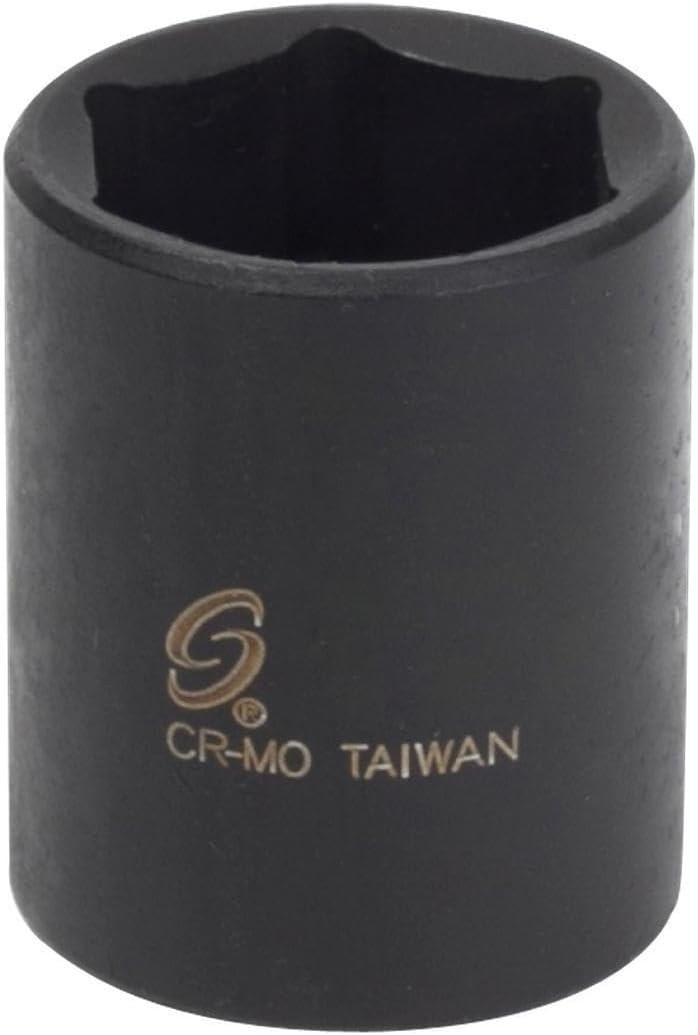 Sunex 313m 3/8-Inch Drive 13-Mm Impact Socket, Radius Corner Design, Alloy Steel