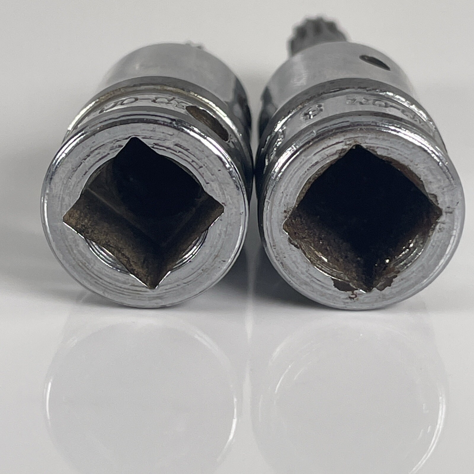 SNAP ON TOOLS Triple Square Sockets 2Pcs. 3/8″ Drive FTSM6A & FTSM8A