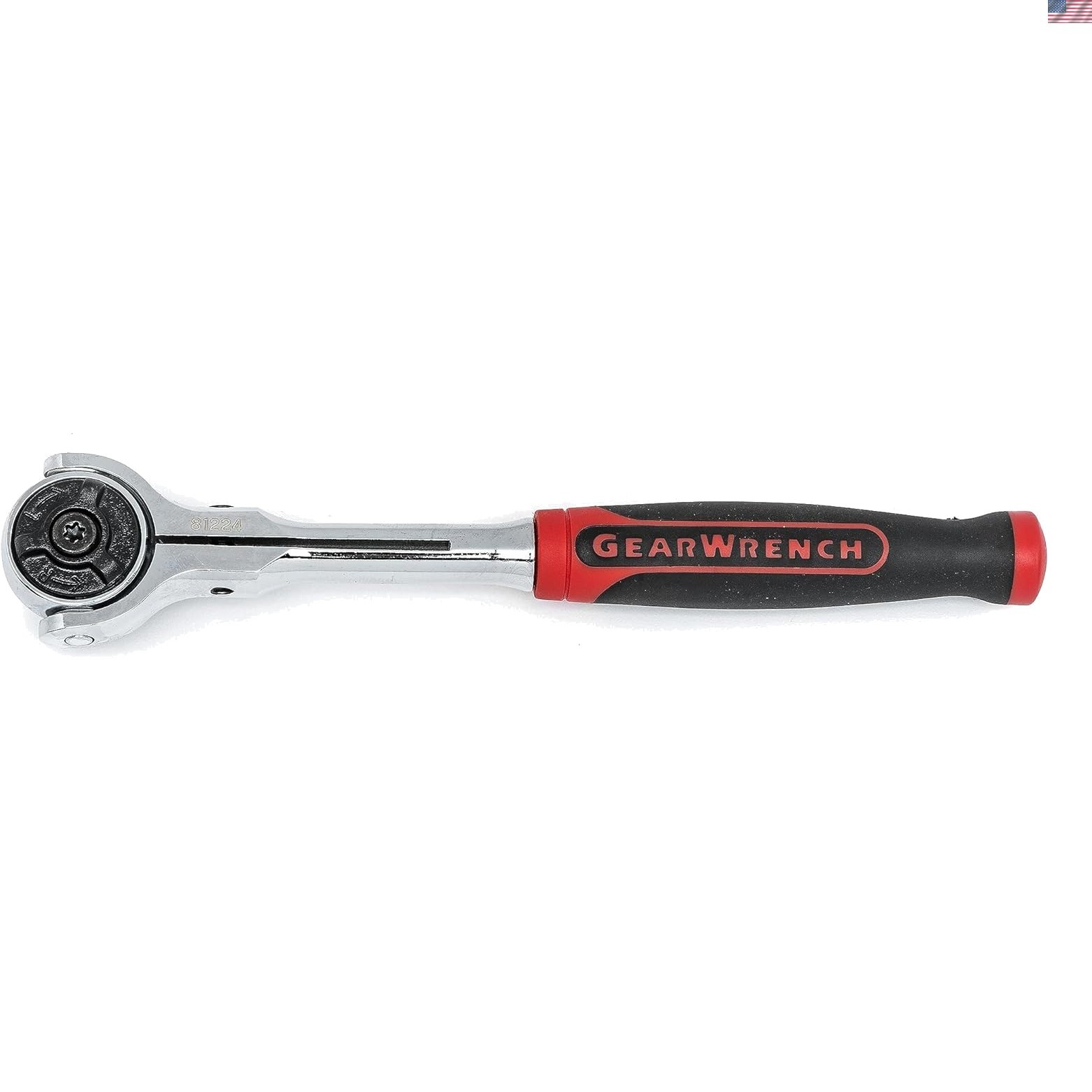 72 Tooth Roto Ratchet – 1/4″ Drive, Dual Material Grip for Comfort & Control