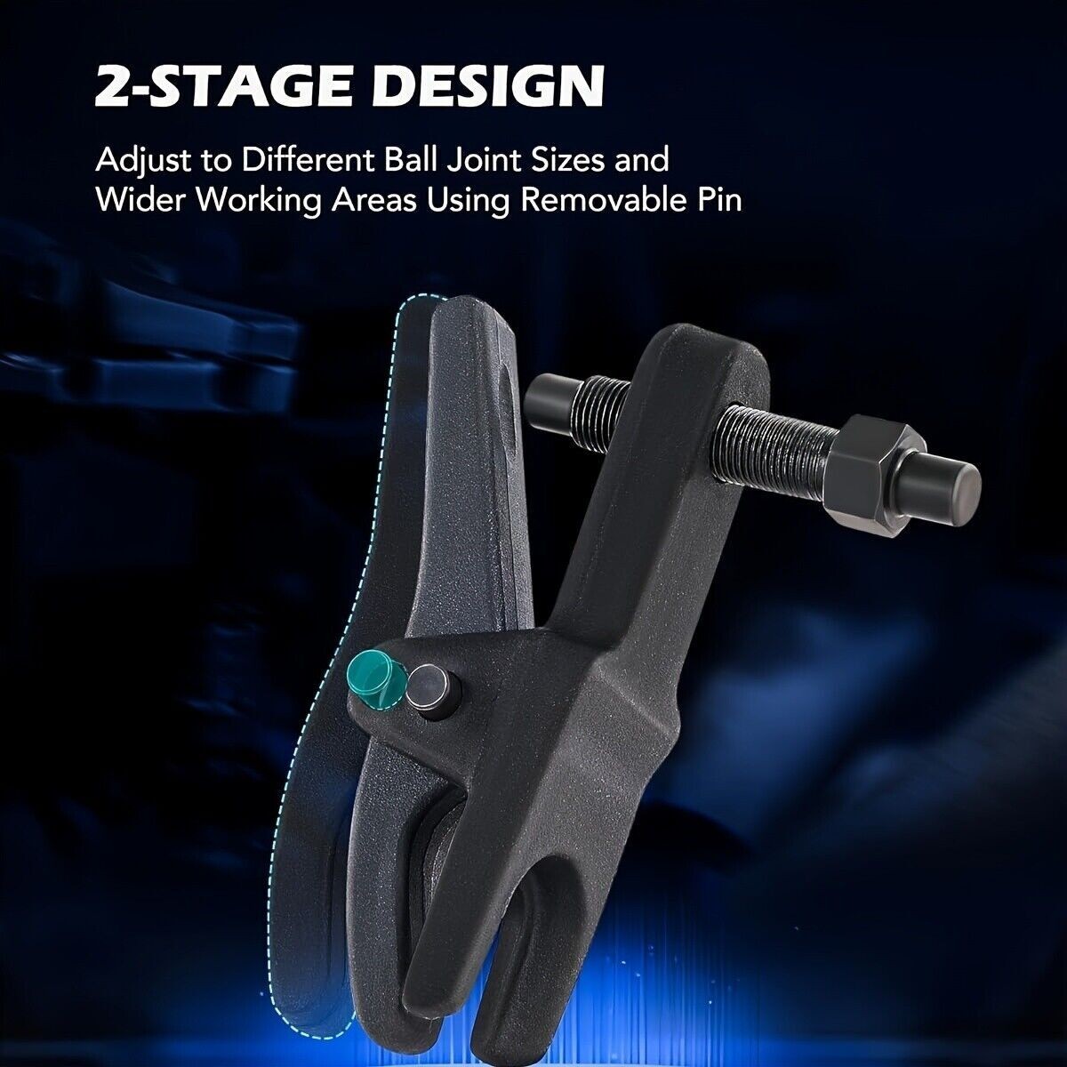 Universal Ball Joint Separator Tool Set, Adjustable 1-1/2″ to 1-7/8″ for Tie Rod