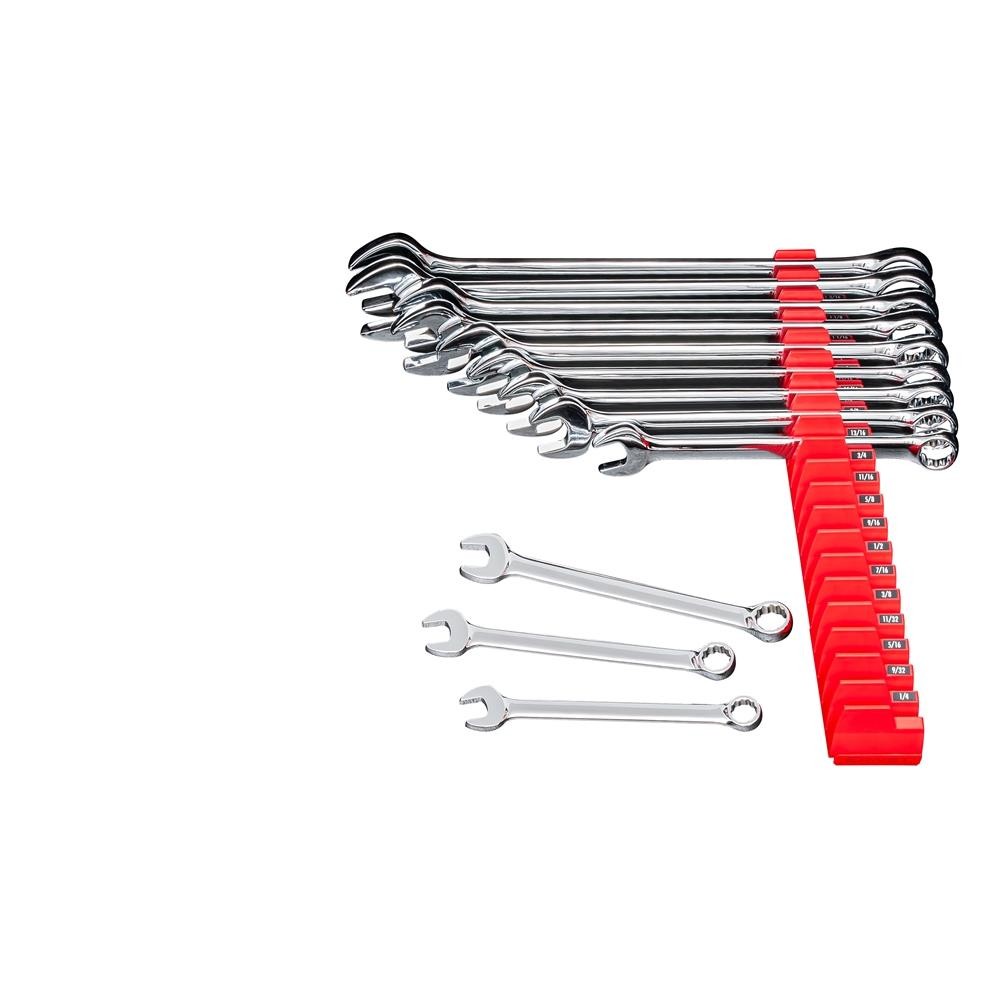 Ernst Manufacturing 5402 Wrench Pro Organizer, 20 Tool, Red