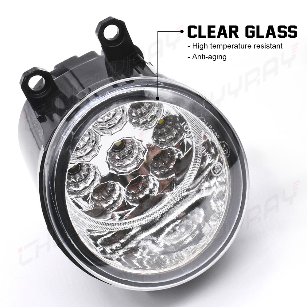 For 2011-2017 Toyota Sienna Clear Lens Pair Bumper Fog Light Lamp Replacement