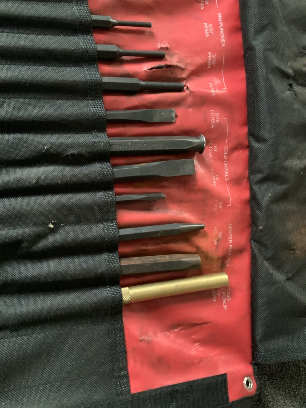 Matco Tools Spl17ka, 17pc Punch And Chisel Set, Used….see Pics…