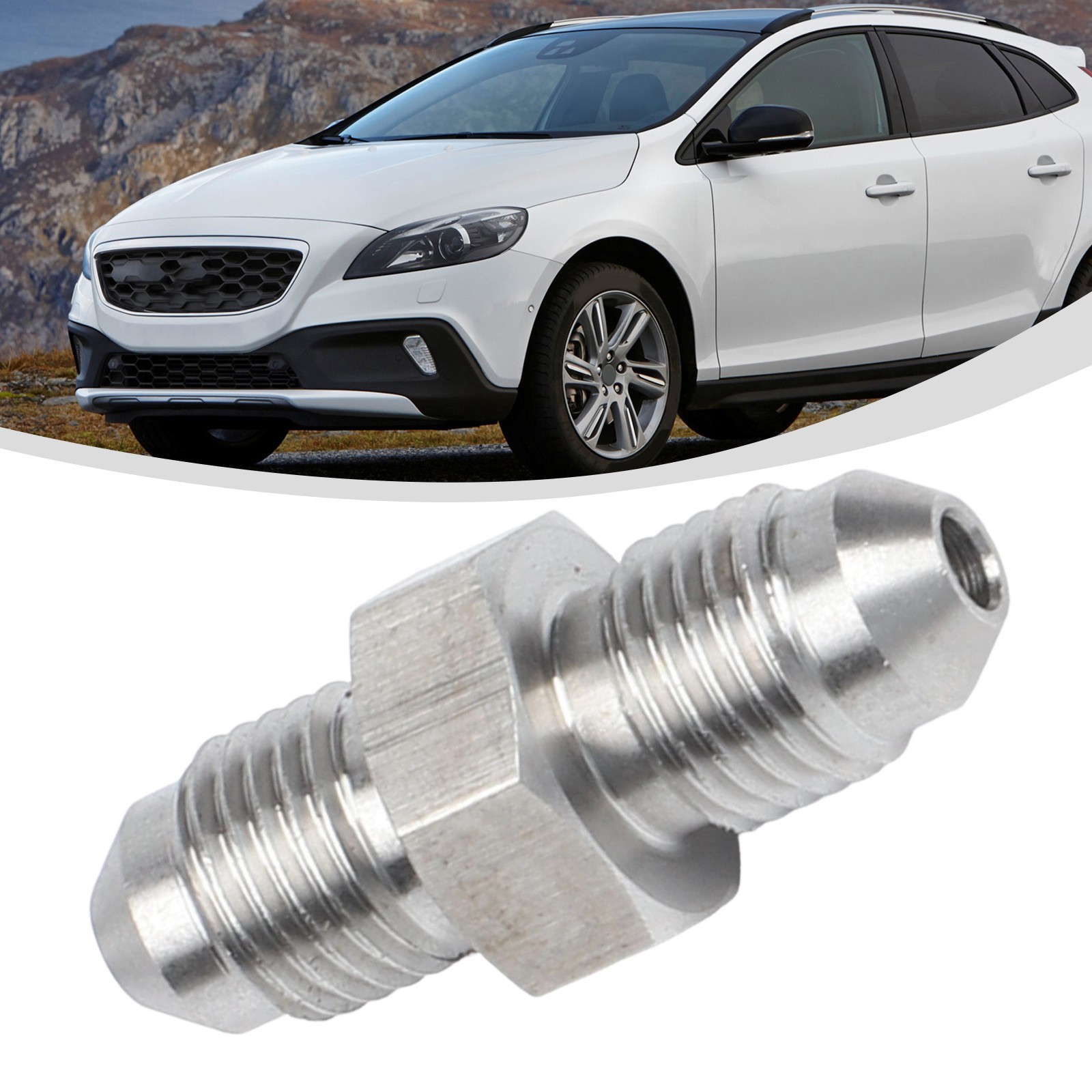 AN3 to M12x1 M10x1 Vehicle Adapter Stainless Steel for Engine Modification