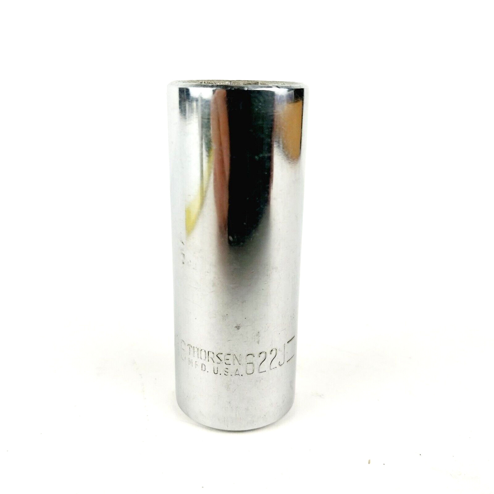 Vintage Thorsen 7/16 in Deep Well Socket 3/8″ Drive 12-Point 622J – USA Made