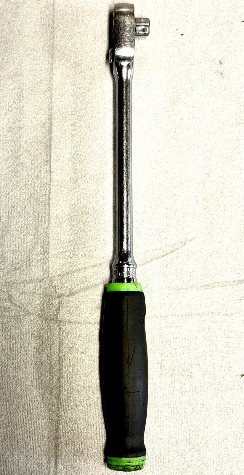 Snap-on FHL80 3/8″ Drive Long Handle Ratchet Green Soft Comfort Grip Dual 80
