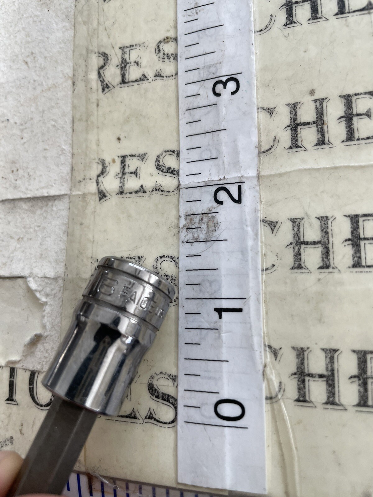 Snap-On fa10e 5/16″ 3/8″ drive sae hex bit chrome socket Made USA