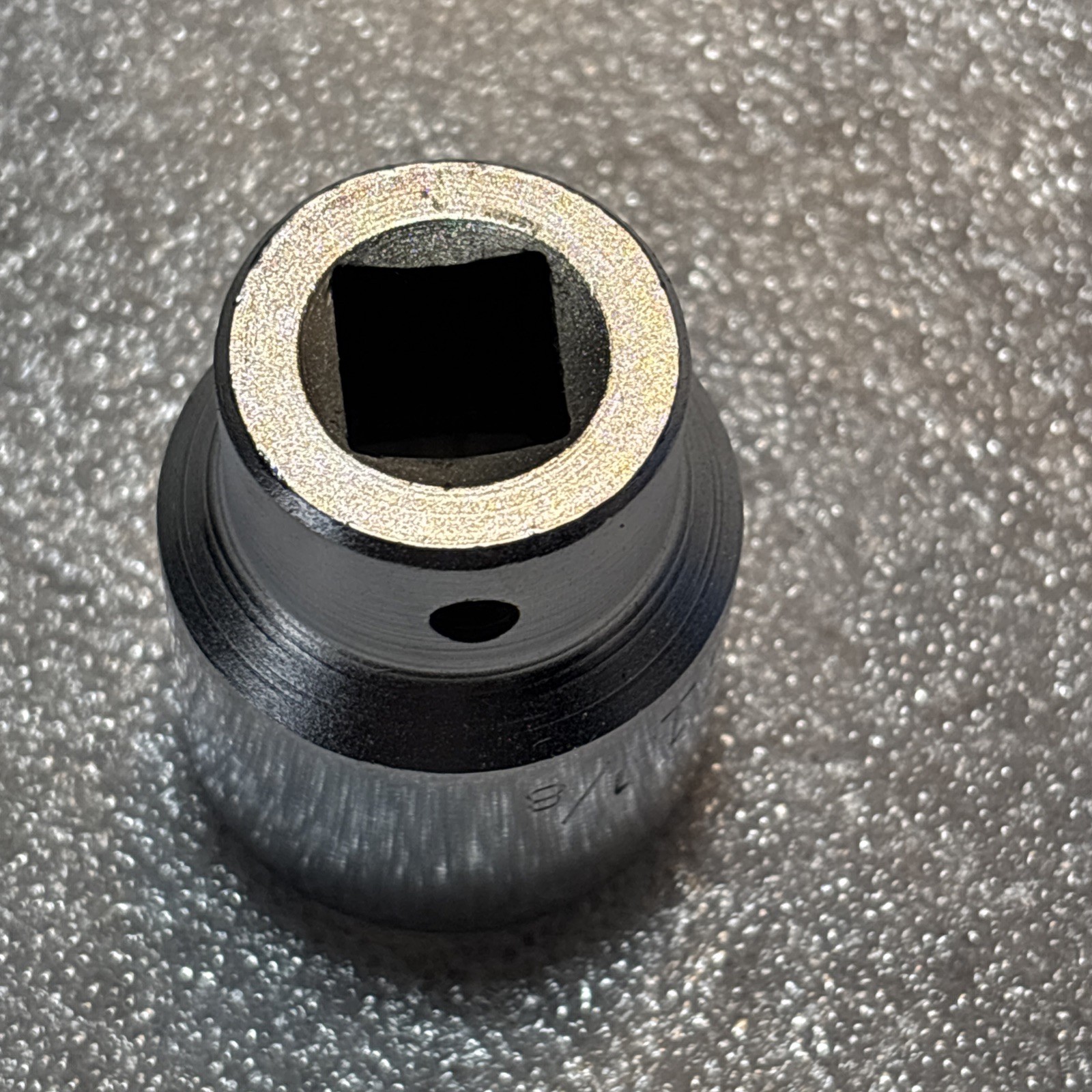 Wright vintage 1-1/8″ 12 Point Shallow Chrome Socket 1/2″ Drive 4136 USA- 1969