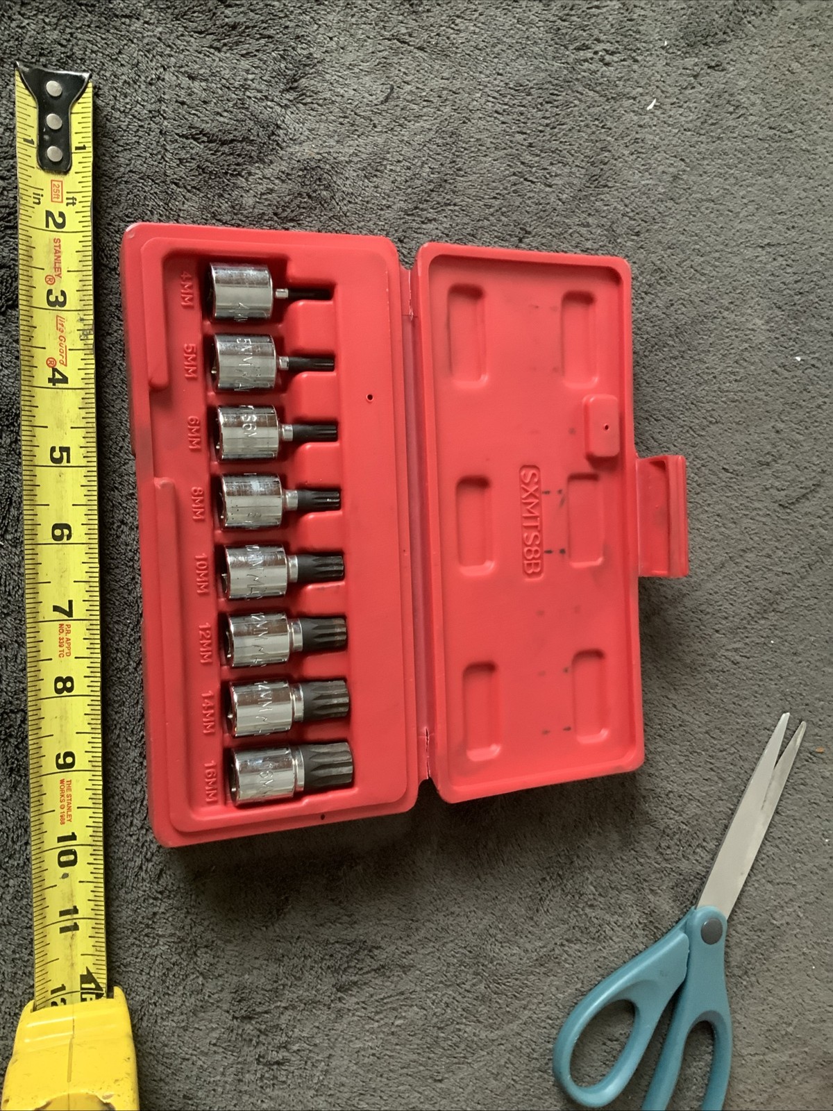 Mac Tools 3/8” Drive Triple Square Socket Set, Metric….see Pics….