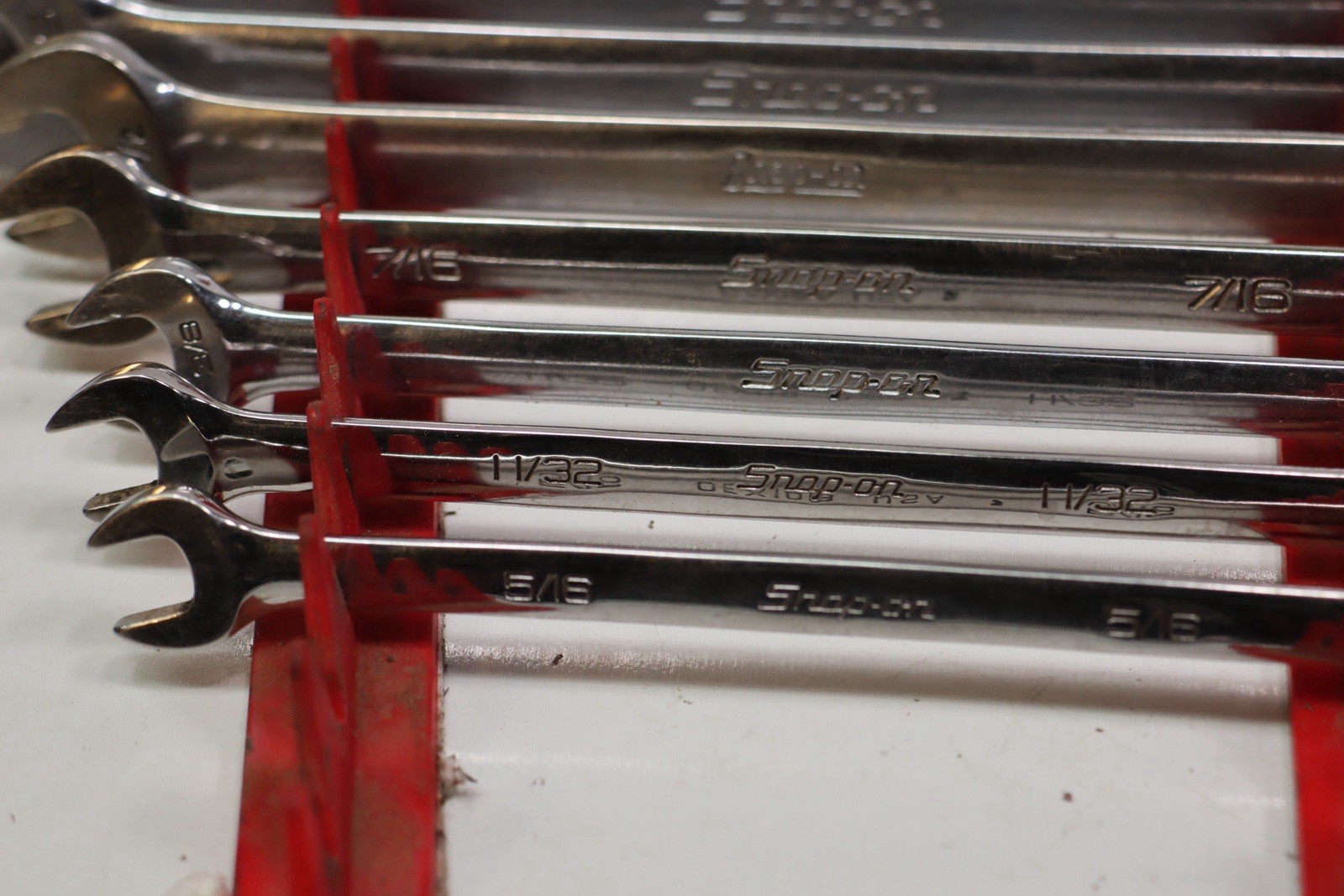 Snap on OEX 12-Point Combination wrench Set 13 PIECE 5/16″-1″ SAE Made In USA