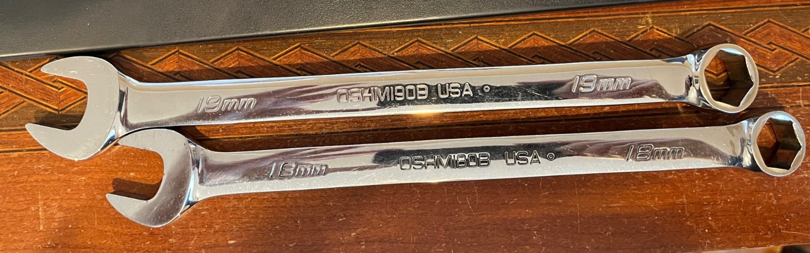 Snap-on OSHM713 13Pc Metric Combination Wrench Set 7MM-19MM 6 Point SAVE!!