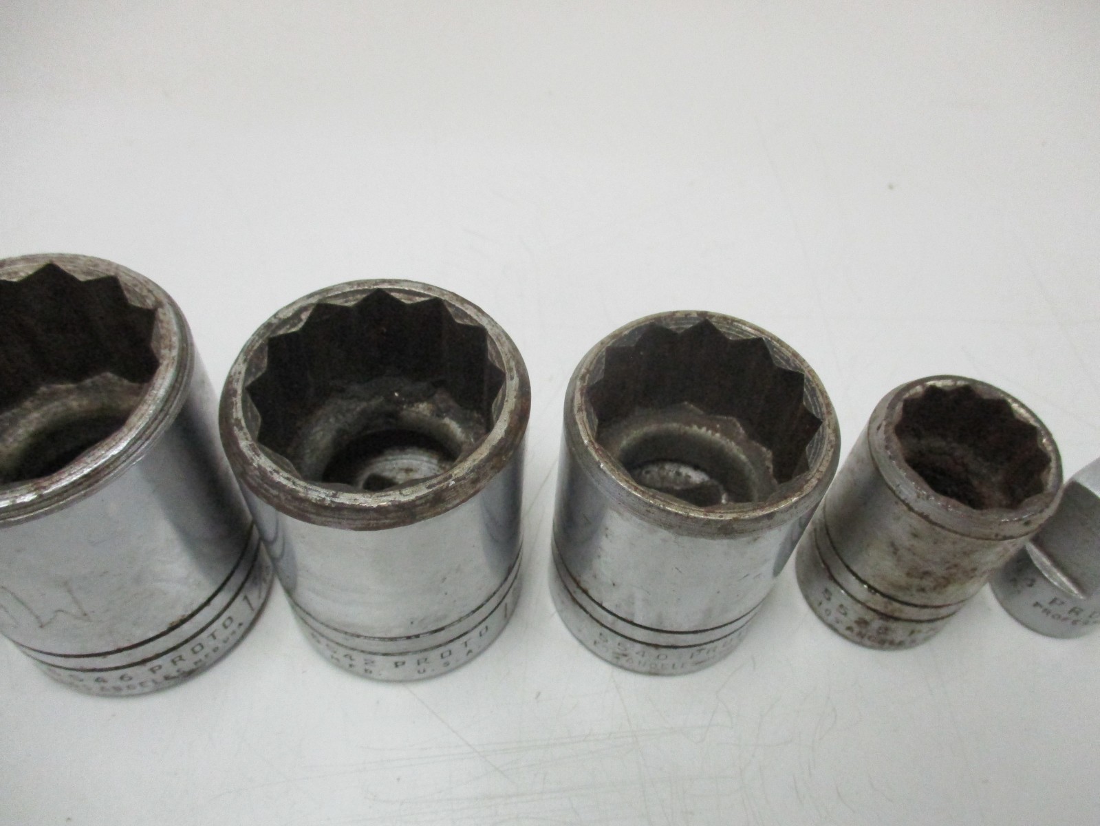 Proto 7pc USA 3/4″ 12 Point SAE Socket Set 7/8, 1-1/4″,1-5/16,1-7/16,1-1/2