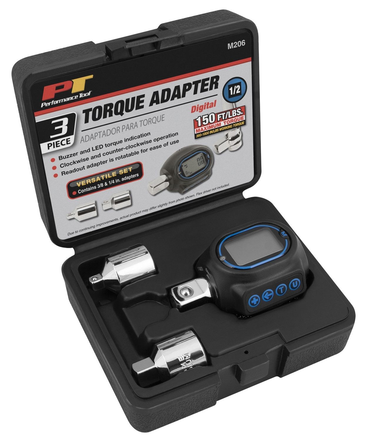 Performance Tool M206 Digital Torque Adapter