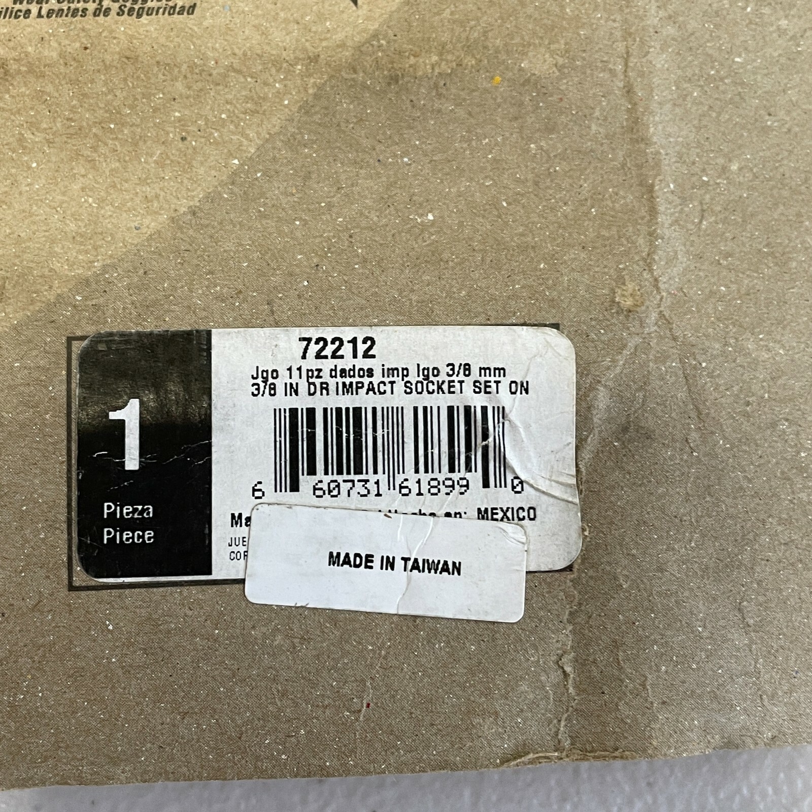 URREA 72212 Metric, 6-Point Impact Sockets, 3/8″ Drive, 7mm- 17mm, 11 Pieces