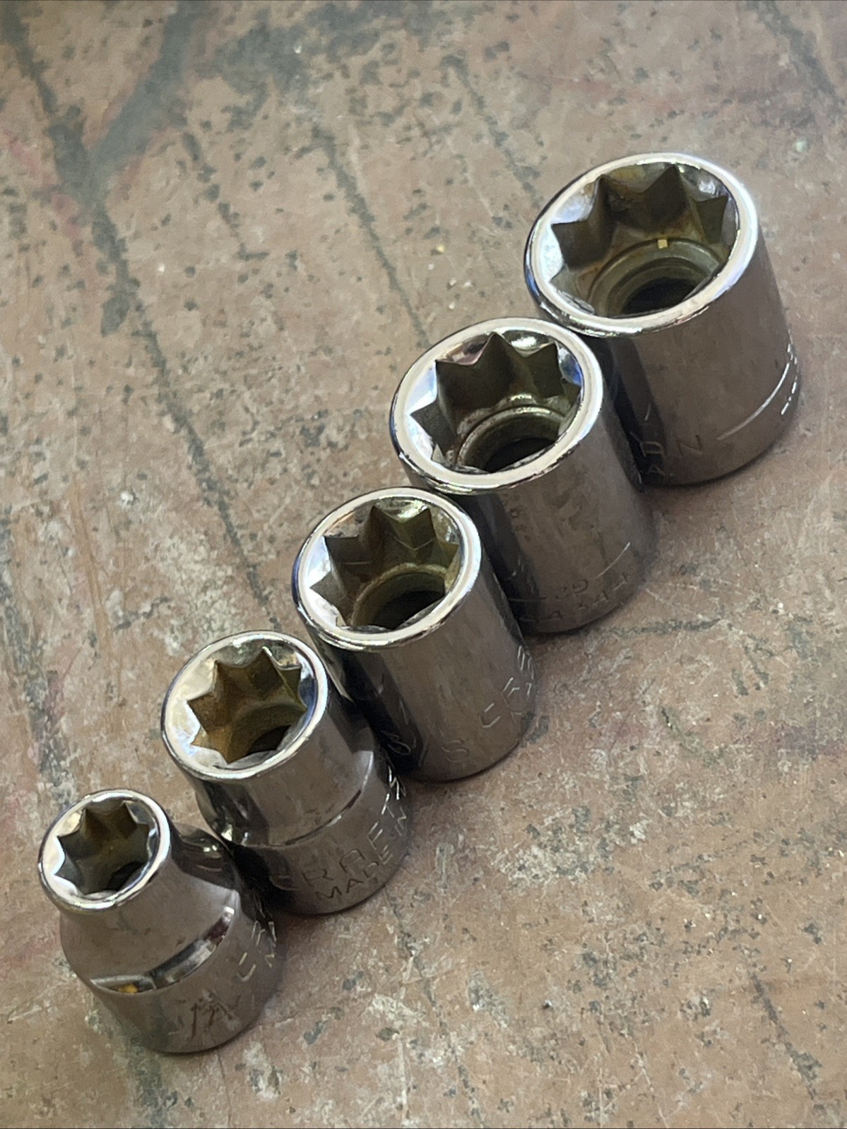 🔥 Craftsman USA 5-Piece 3/8 Drive 8-Point Double Square Socket Set