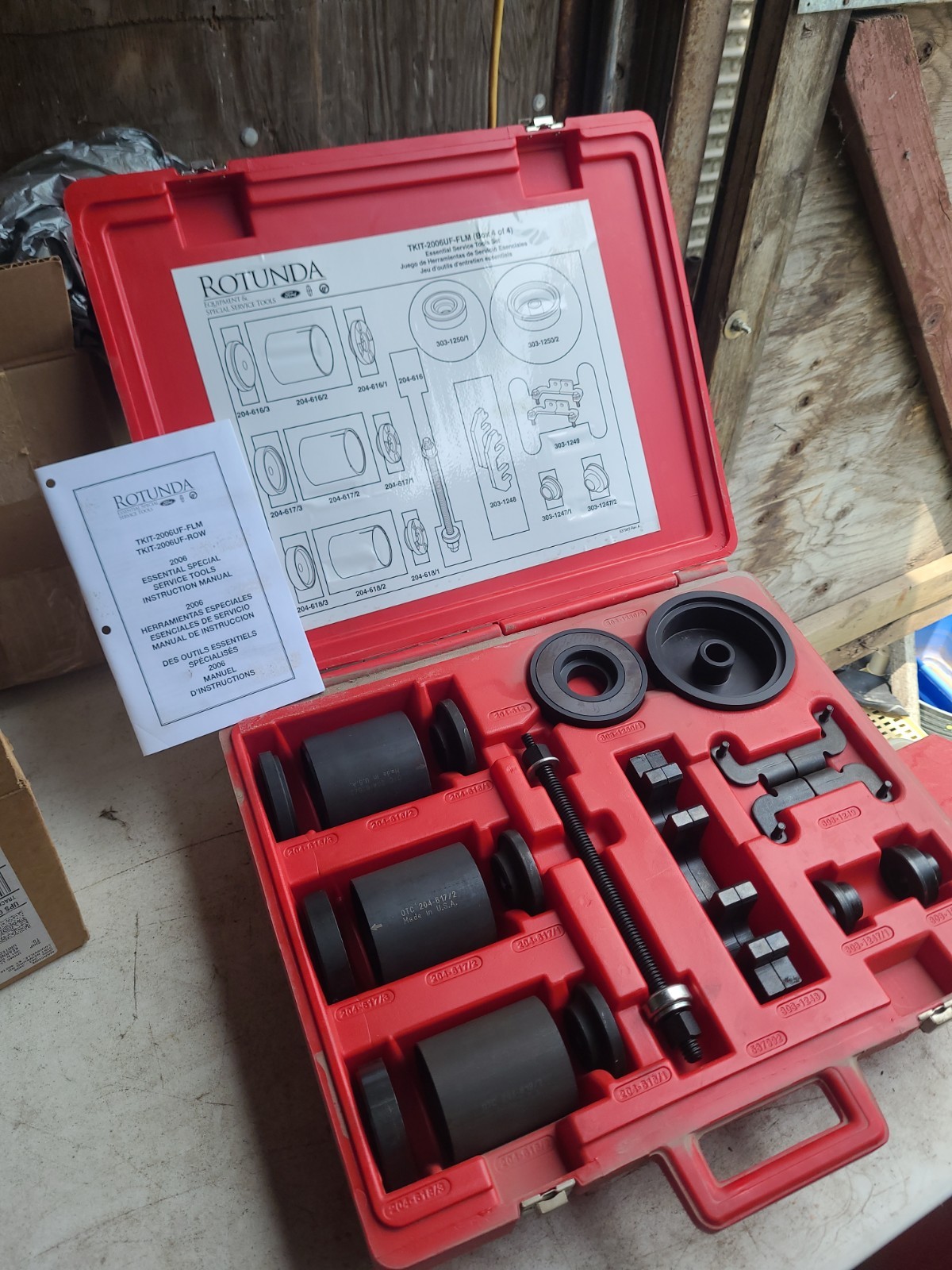 Rotunda TKIT-2006UF-FLM Ford Specialty Service Tool Box 4 Of 4 Only Box 4