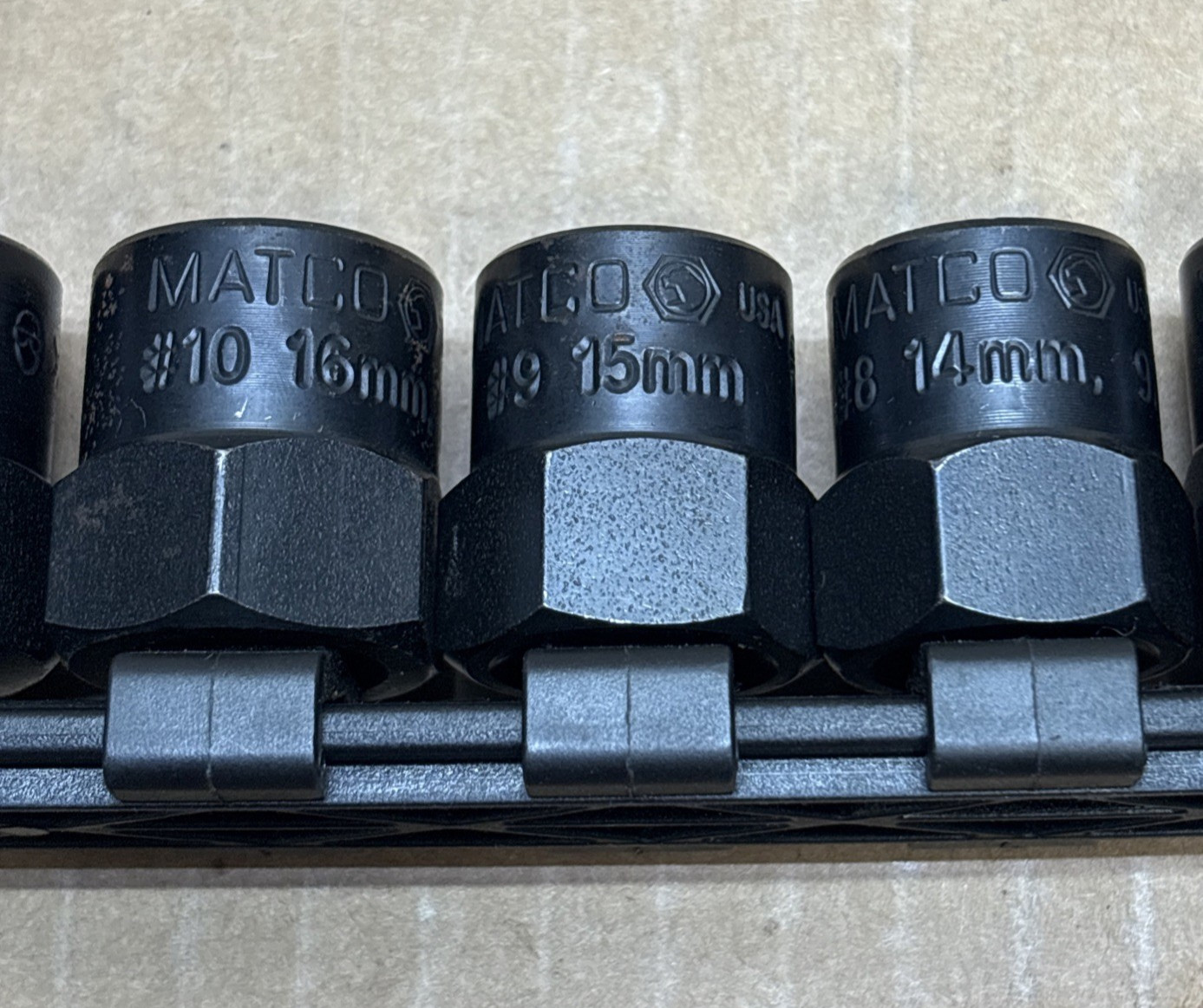 Matco Twist Bolt Extractor Socket Set of 13 Made in The U.S.A