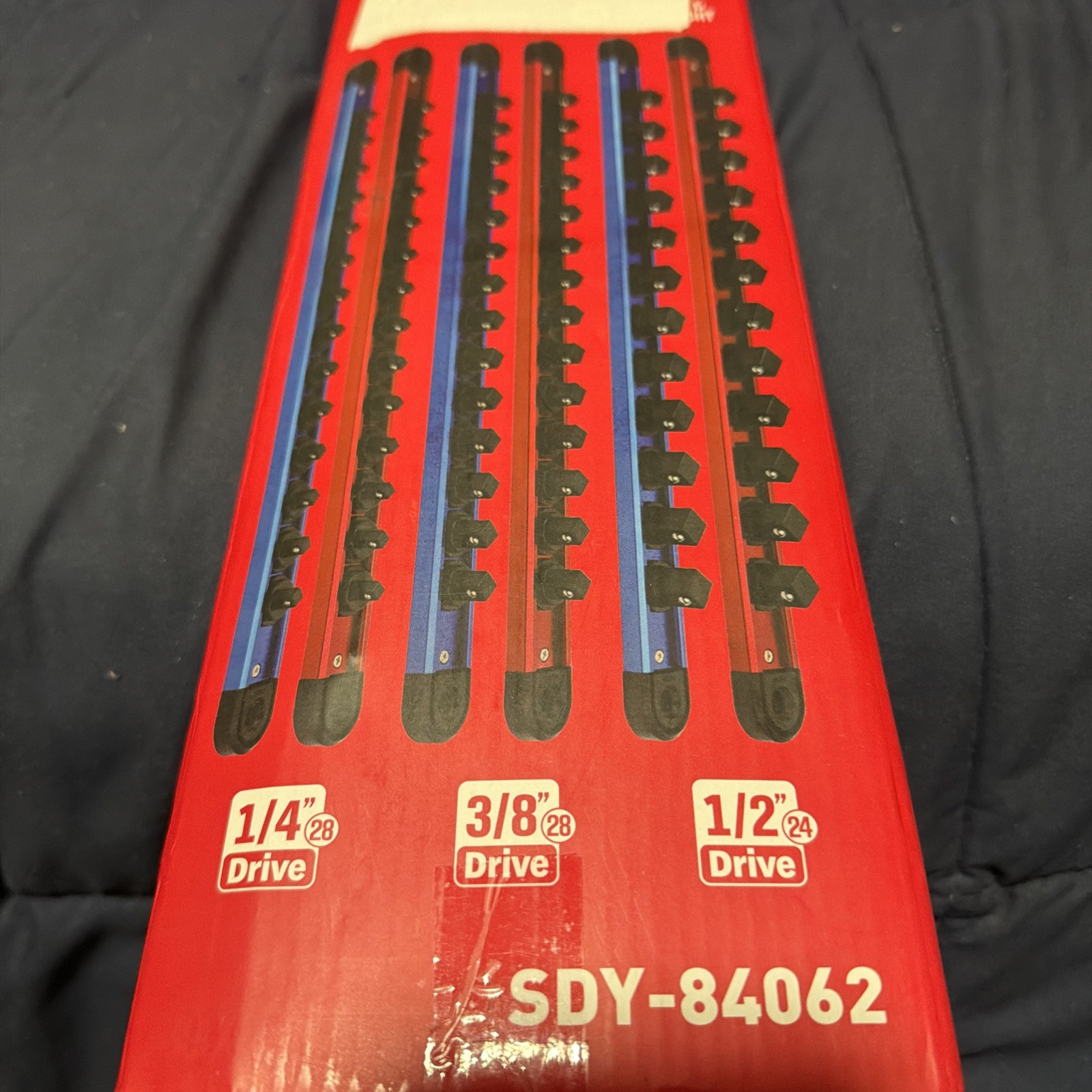 SEDY 6-Piece Magnetic Socket Organizer Rail Set