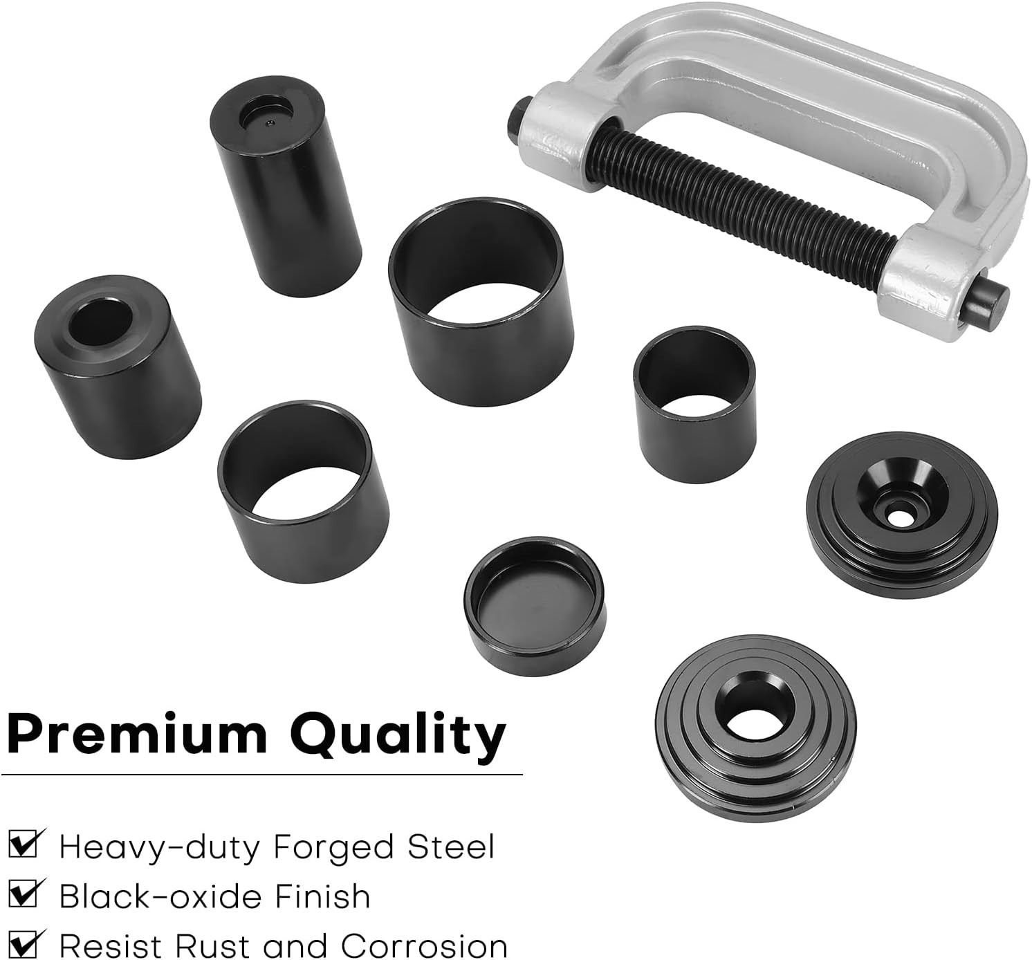 OMT Heavy Duty 4 in 1 Ball Joint Press U Joint Removal Tool Kit w 4×4 Adapters
