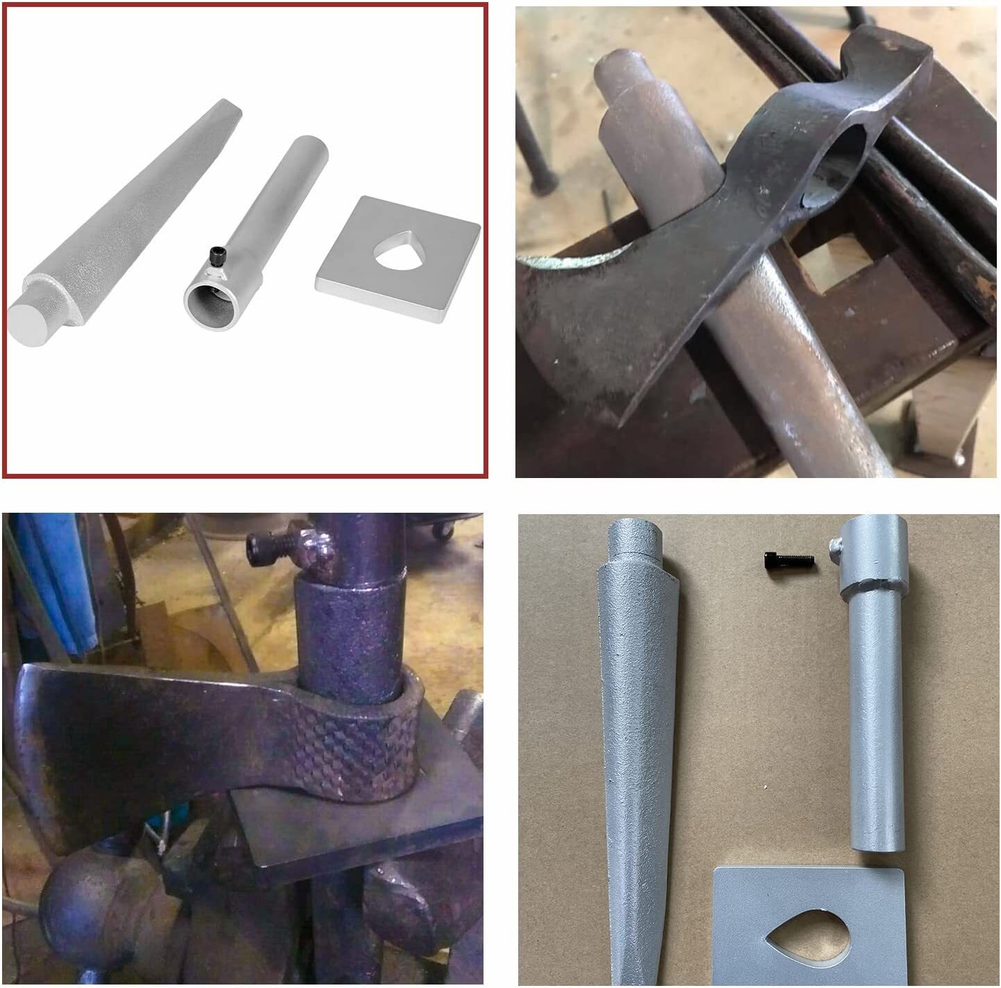 Blacksmith Tomahawk Drift Tools Kits Fits for Blacksmithing Hand-Made Tomahawk