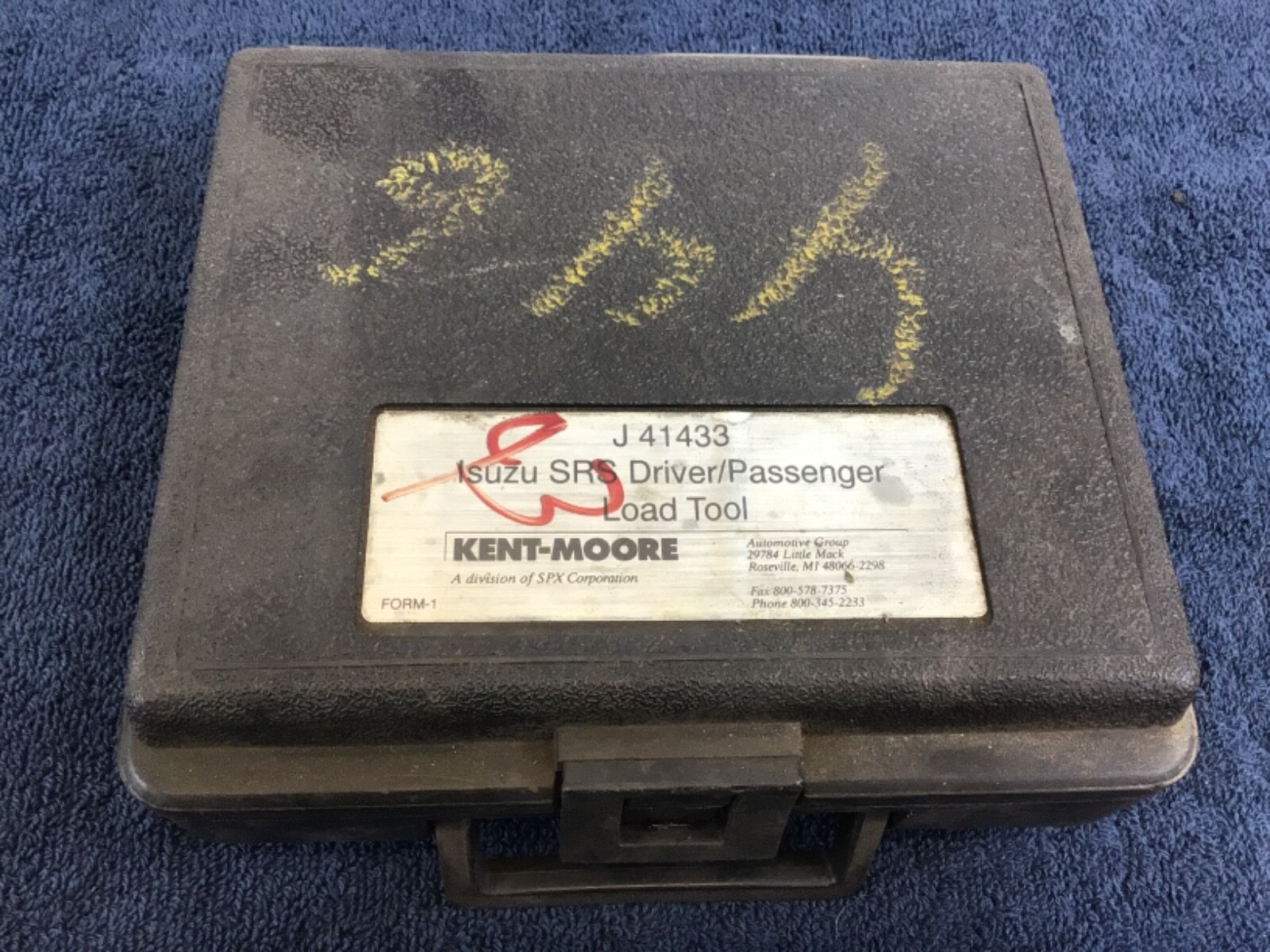 SPX Kent Moore Isuzu SRS Driver Passenger Load Tool Kit J-41433